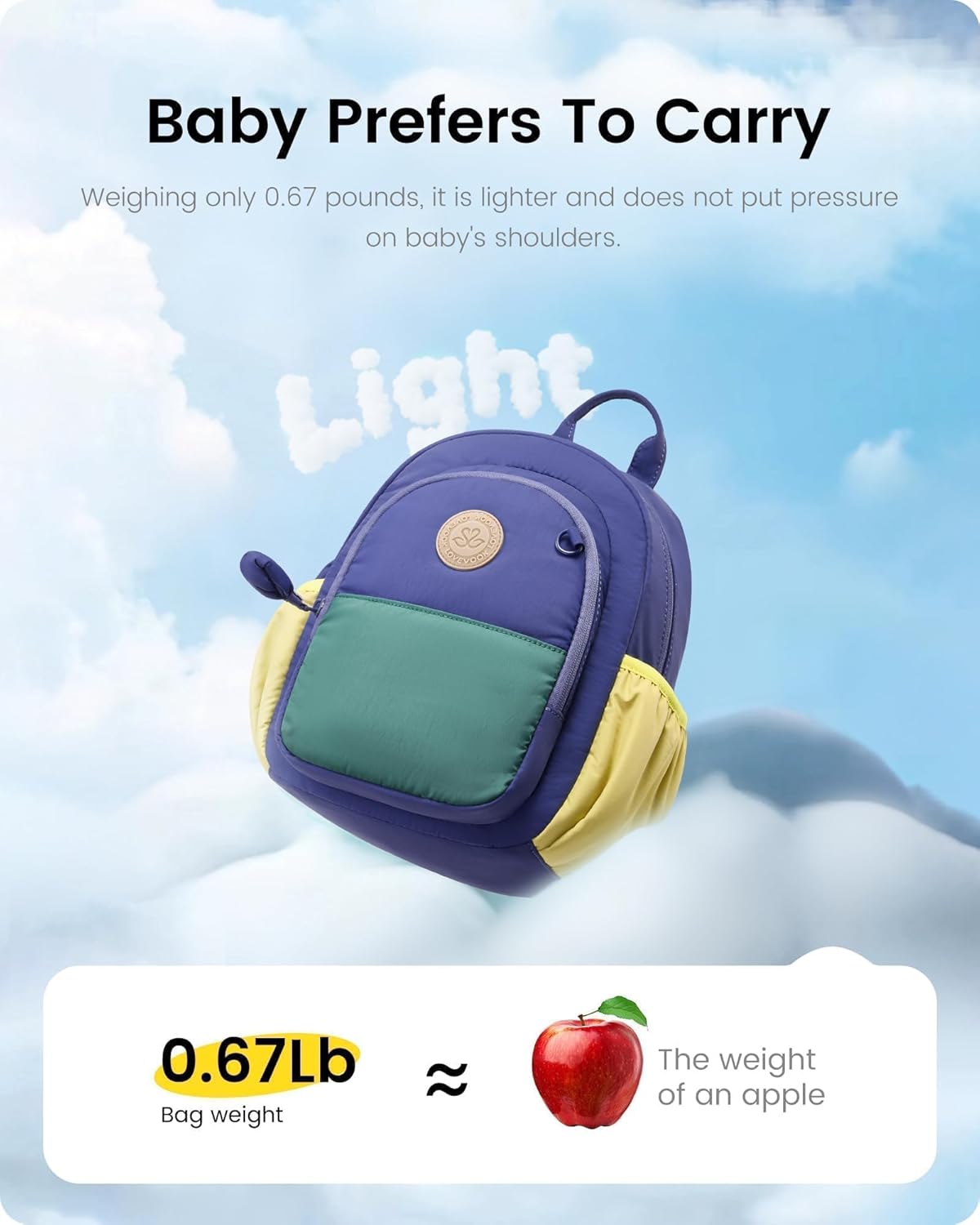 LOVEVOOK Toddler Backpack for Boys Girls 2-4,Puffer Kids Backpack for Preschool,Mini Cute Bookbag for Elementary,Daycare Bag