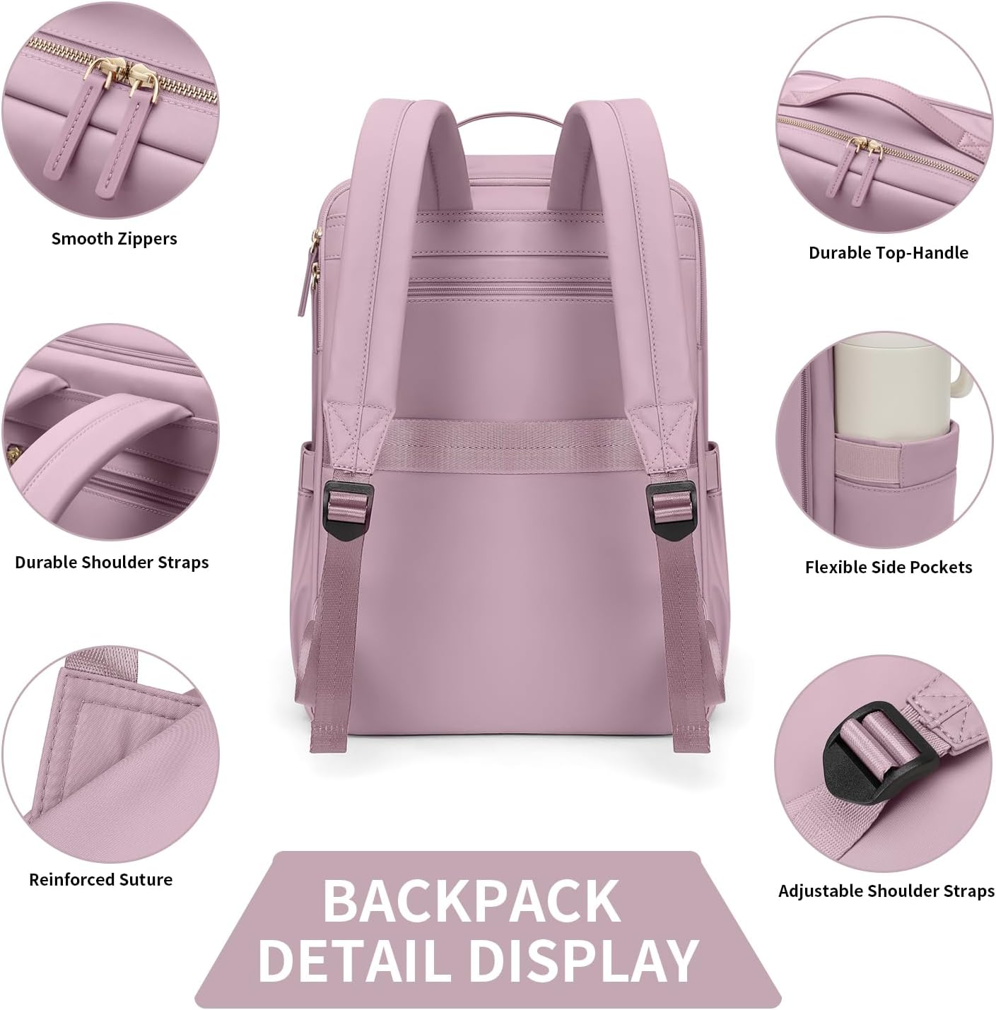 Stylish Laptop Backpack for Women Airline Approved Perfect for Work College and Travel