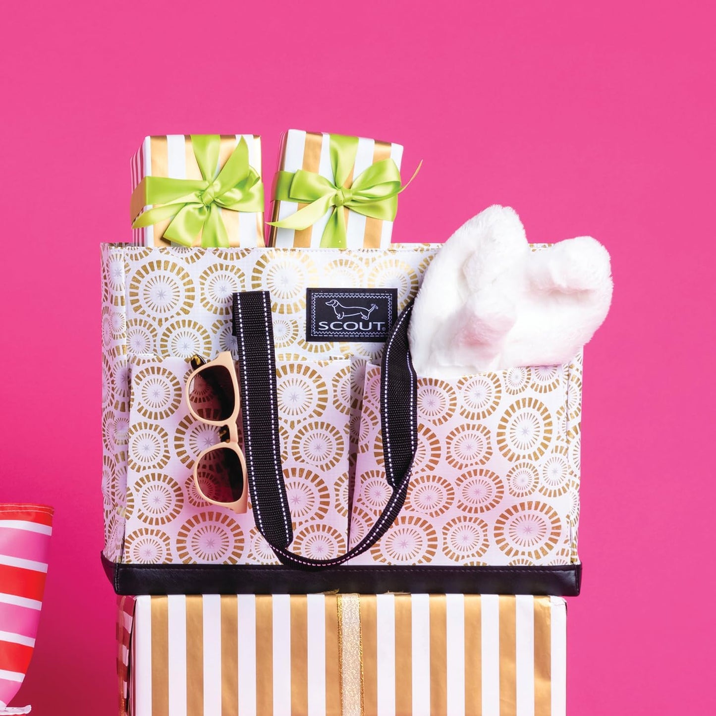 SCOUT Uptown Pocket Tote - Medium Multi-Use Tote Bag for Women, Nurses, Teachers, and Moms, 5 Pockets, Breakaway Zipper