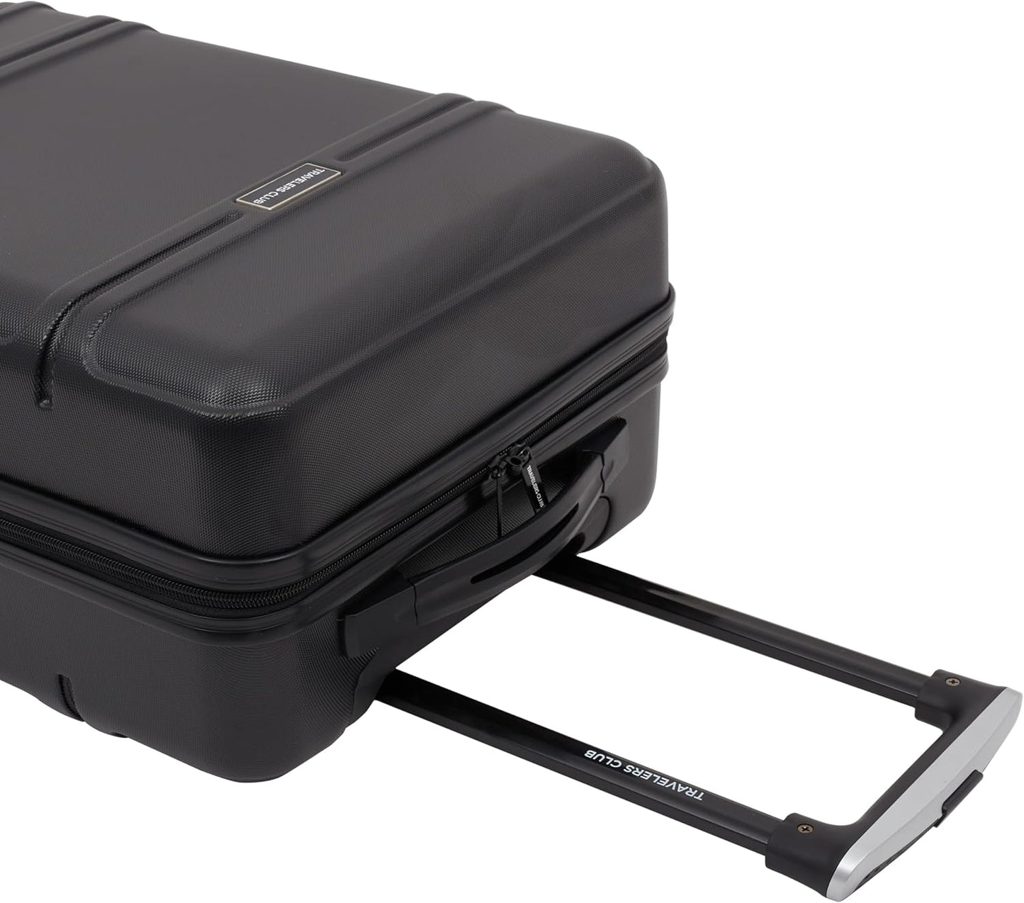 Travelers Club Skyline Spinner Luggage, Black, 20-Inch Carry-On