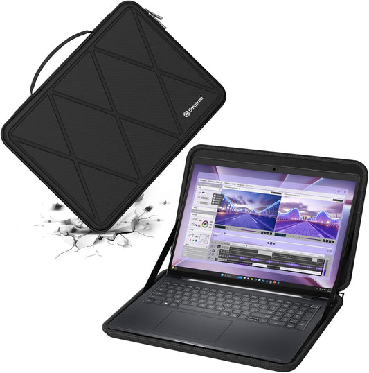 Smatree Hard EVA Protective Sleeve Case Compatible for 15.6 inch DELL 15 DC15250/DC15255, for 16 inch DELL Pro Max 16 Premium MA16250, Anti-Shock and Waterproof Laptop Bag (X8275)
