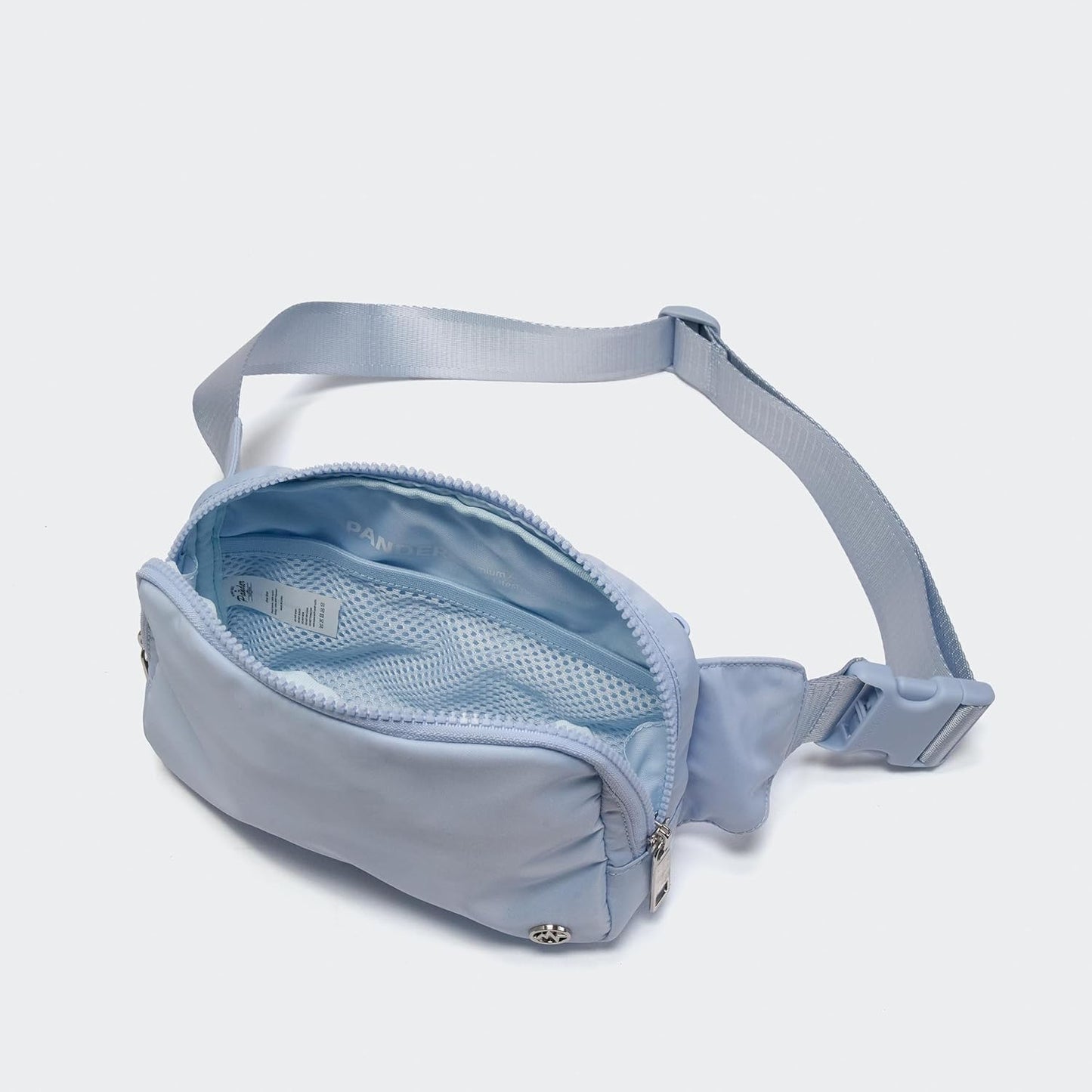 Pander Belt Bag Large 2L, Nylon Fanny Pack Purse for Women and Men with Adjustable Strap