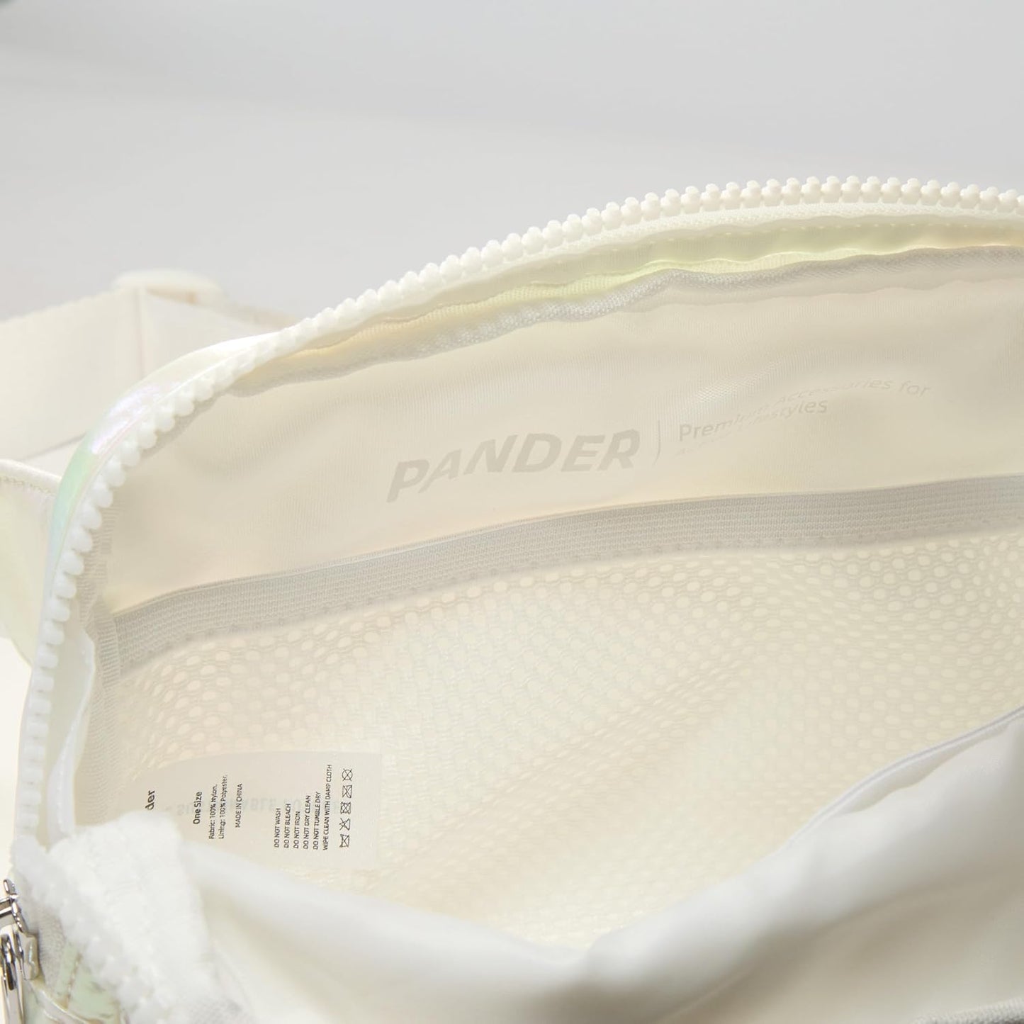 Pander Belt Bag Large 2L, Nylon Fanny Pack Purse for Women and Men with Adjustable Strap