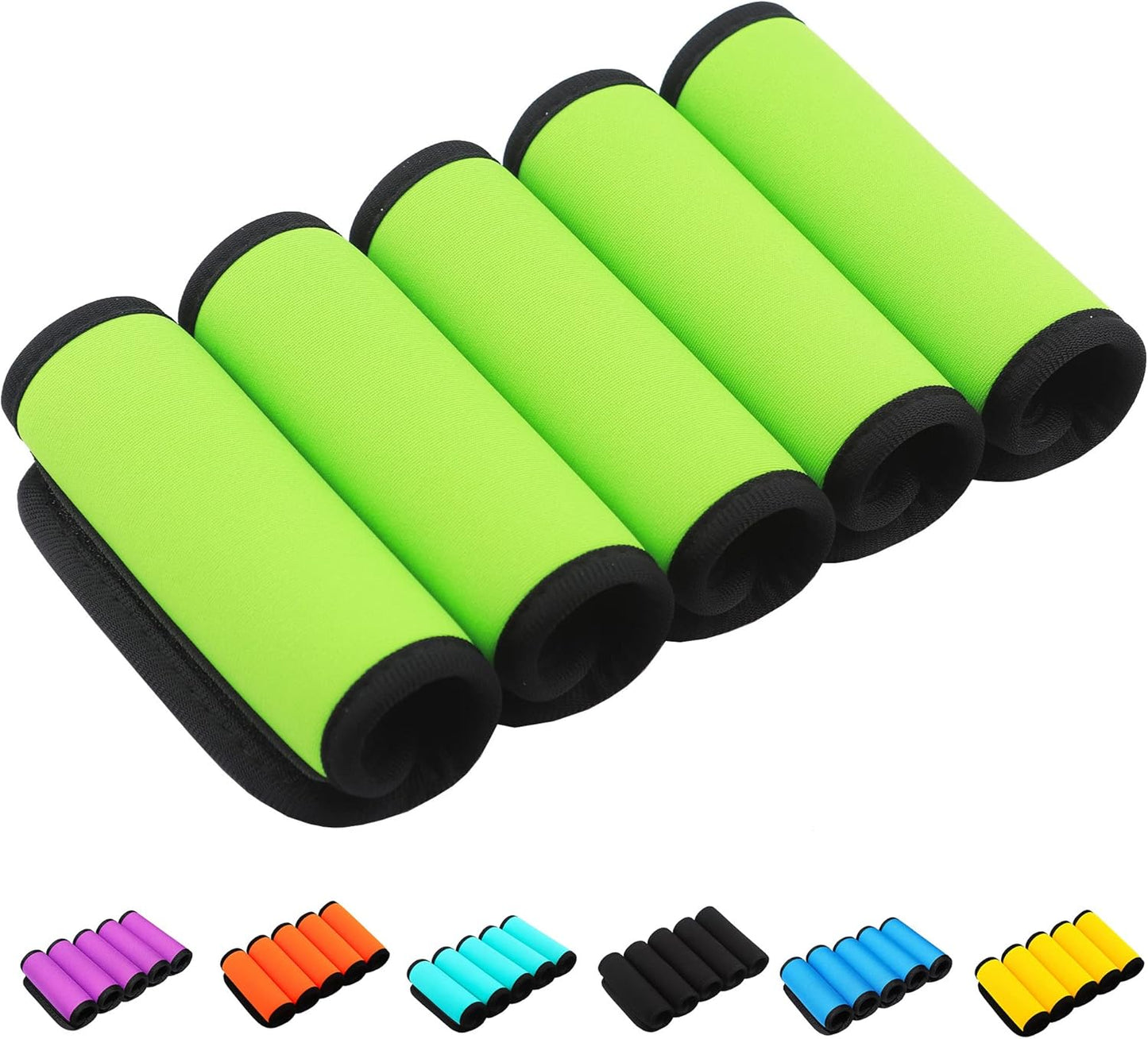 Luggage Handle Wrap-Neoprene Luggage identifiers for Suitcases Unique Bright Luggage Tags/Spotter/Markers/Handle Cover Travel Essentials for Flying