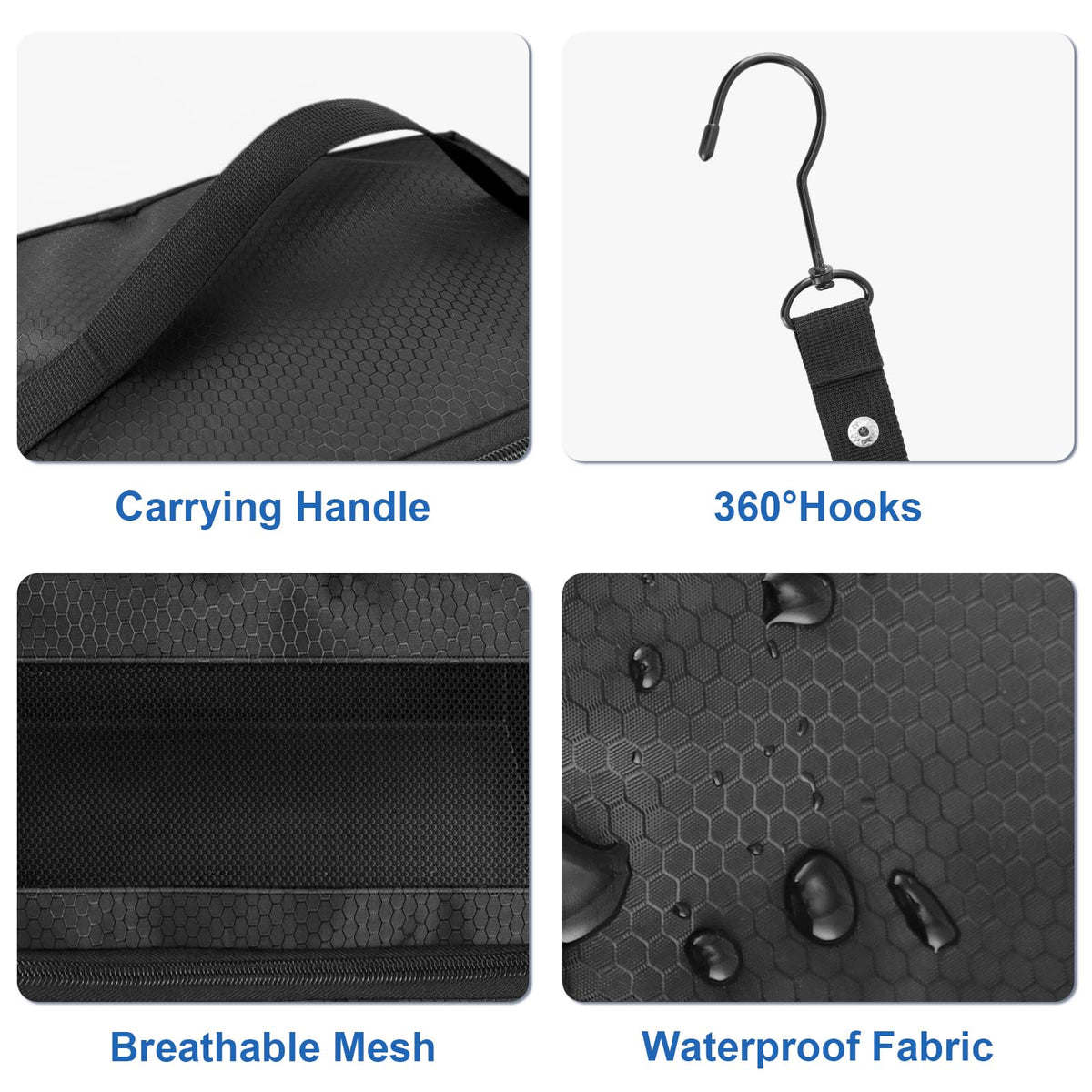 Olosar Suitcase Organizer, Travel Luggage Organizer Portable Hanging Travel Shelves Collapsible