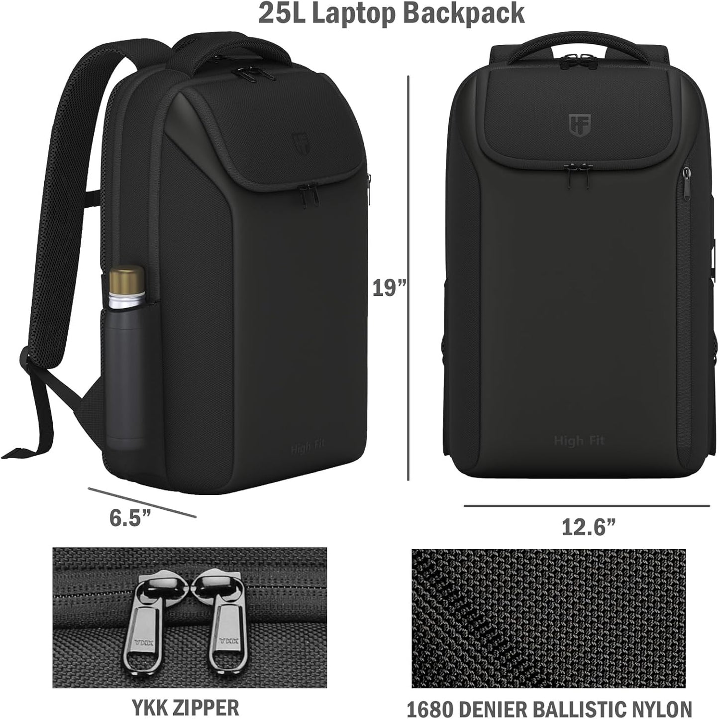 Laptop Backpack,Fashion Travel Backpacks,Business Backpack Waterproof fit 17.3 Inch Laptop,TSA-Airline Approved Backpack with USB Charging Port for Men Women