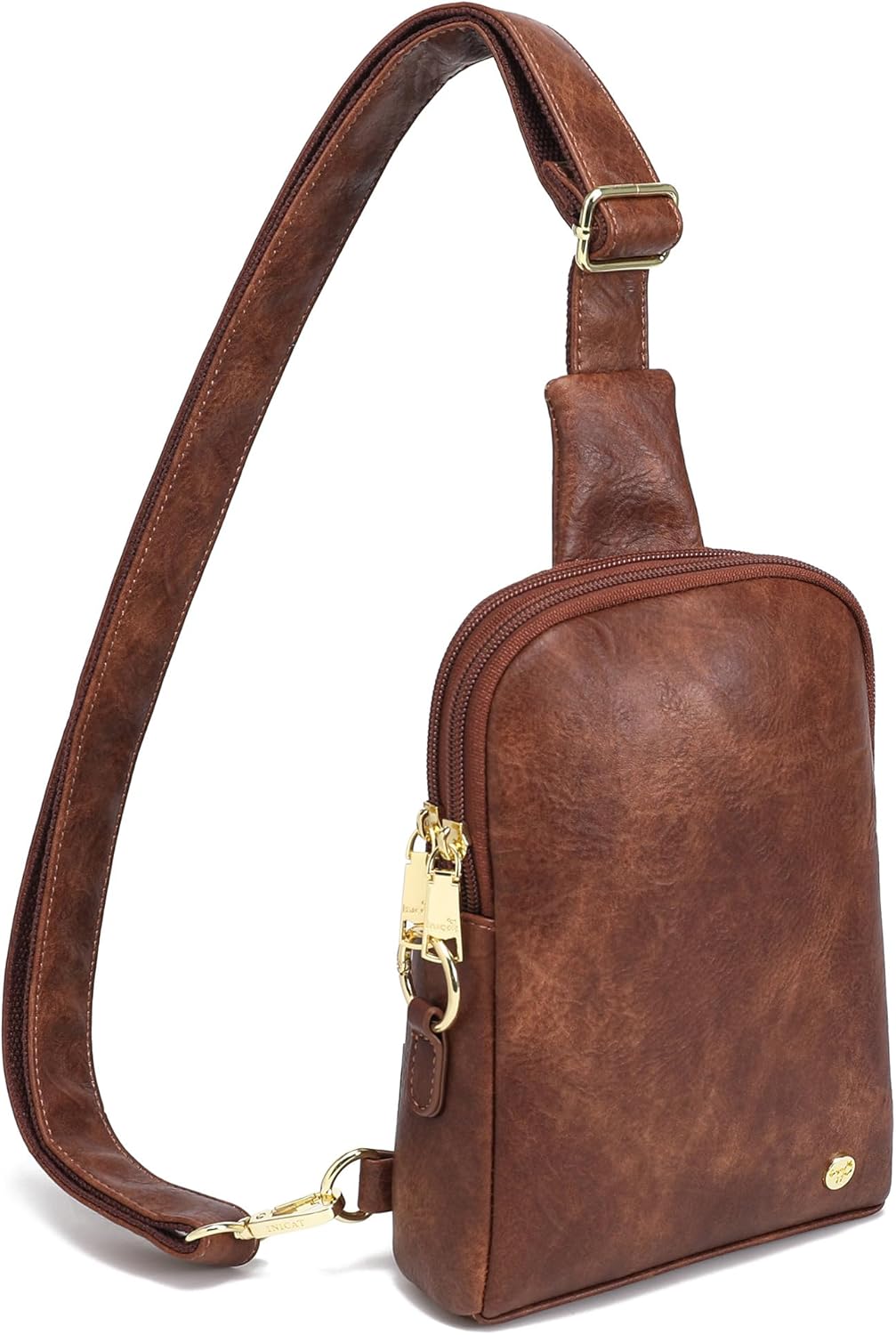 INICAT Travel Small Sling Bag Faux Leather Crossbody Bags Women Cross Body Bag Purses for Woman