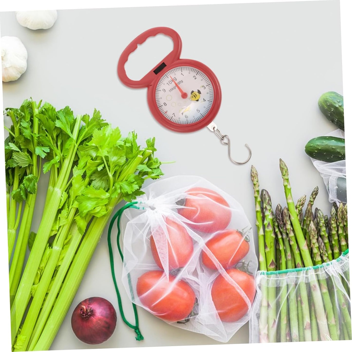 CHILDWEET Portable Suitcase Scale for Farmers Market Pocket Scale for Travel Random Color