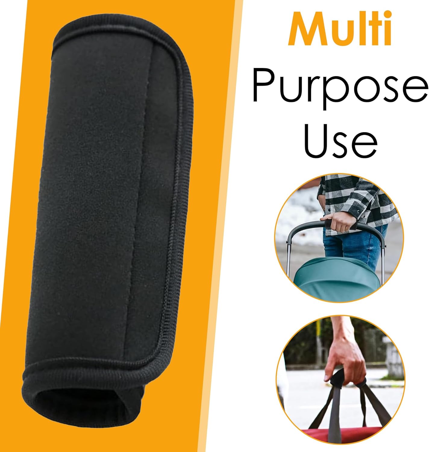Luggage Handle Wraps – Premium Neoprene Handle Protectors for Suitcases, Bags & Carry On | Travel