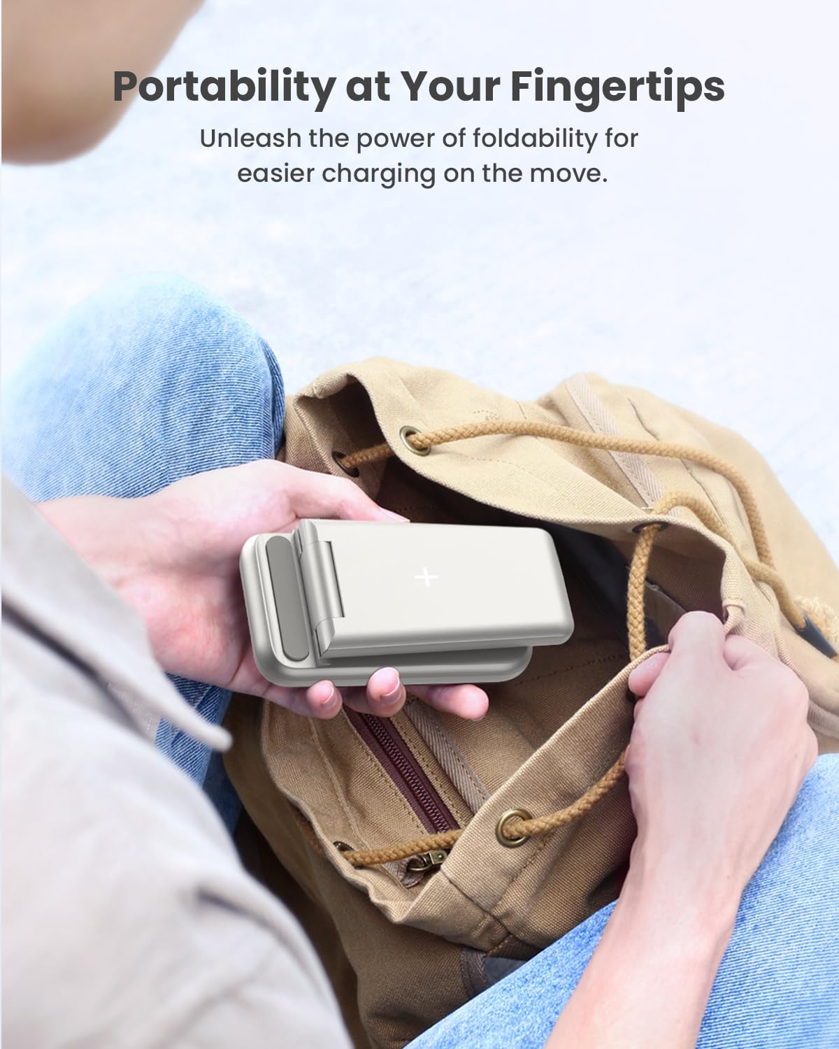 Wireless Charging Station: GEEKERA 3 in 1 Foldable Wireless Charger Stand for iPhone 17 16 15 14 13 12 11 Pro Max/X/8, Charging Station for Apple Watch Ultra/11/10/9/SE/8/7/6/5/4/2, AirPods 2/3/Pro