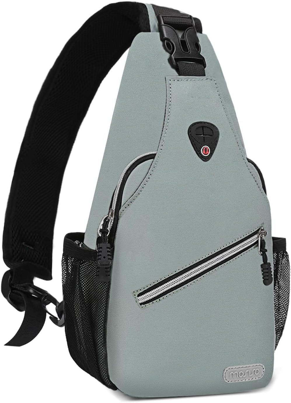 MOSISO Mini Sling Backpack,Small Hiking Daypack Travel Outdoor Casual Sports Bag, Sage Green