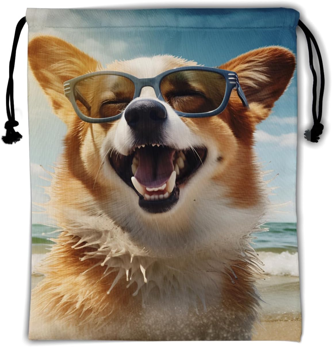 Nerxy Pet Gymnastics Grip Bag Dog Cat Drawstring Grip Bags Puppy Shoe Bag Gym Storage Pouch