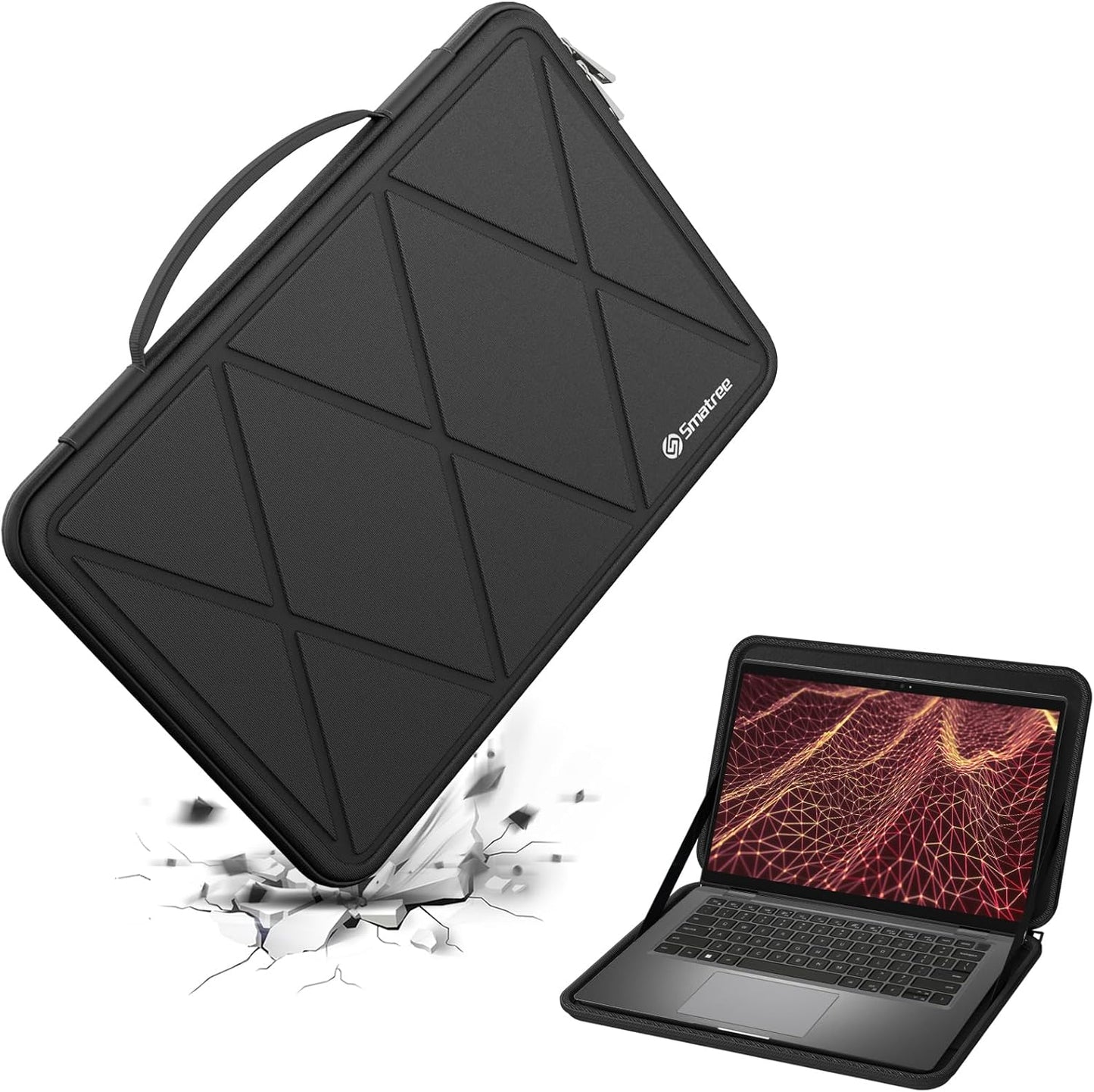 Smatree Hard EVA Protective Sleeve Compatible for 14.5inch DELL 14 Premium DA14250,for 14.5inch XPS 14 9440,for 14inch Latitude 5450/5431/5440,for 14inch Precision 3490/3480 Workstation Case (X8039)