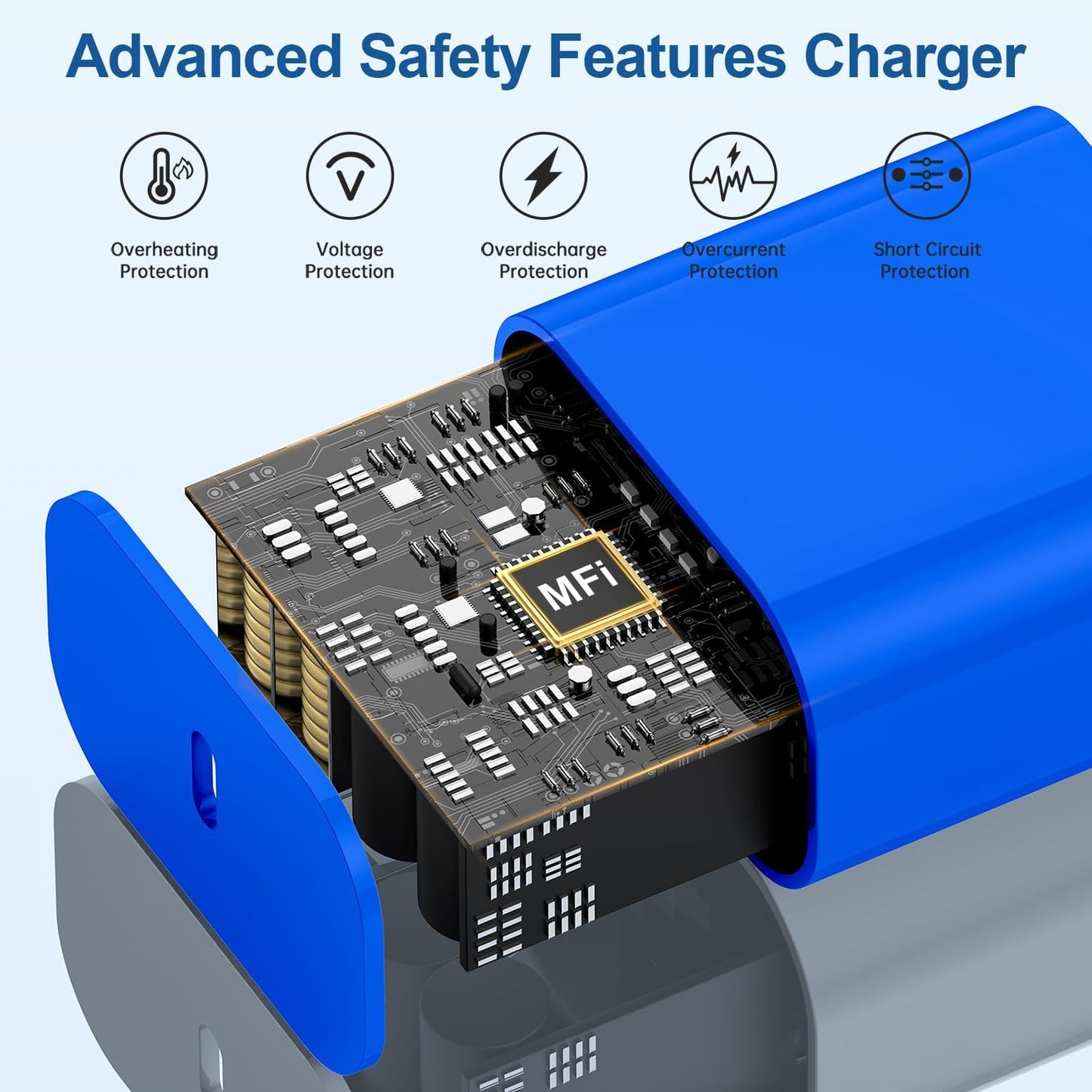 iPhone 16 15 Fast Charger and 10ft Type C to C Cable Cord Long,20W USB C Charging Block for Apple iPhone 16 Pro/16 Plus/15 Pro Max/15/iPad Wall Plug Power Adapter Cube Brick 12.9/11/Air 4th/6 Gen/Mini