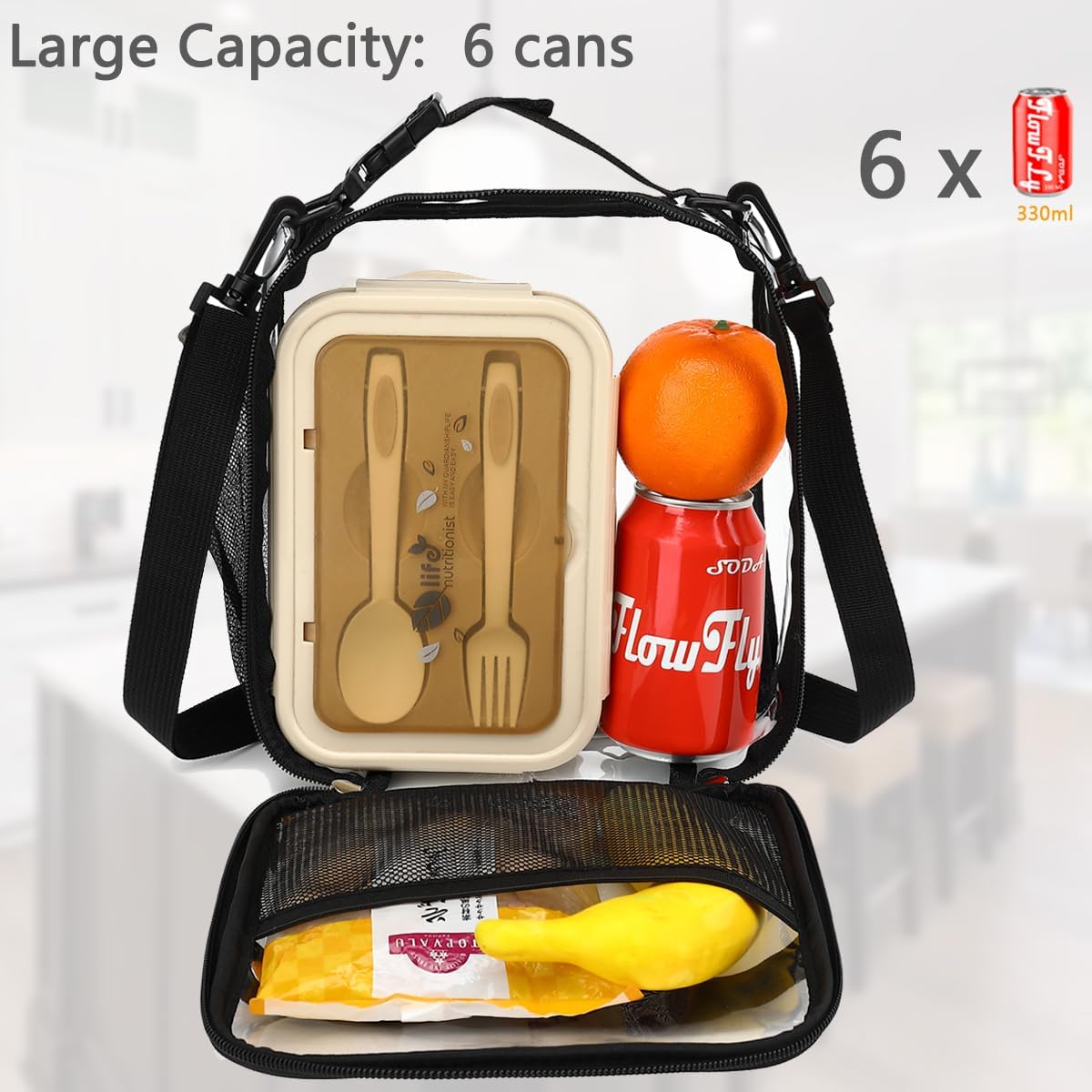FlowFly Kids Lunch box Insulated Soft Bag Mini Cooler Back to School Thermal Meal Tote Kit for