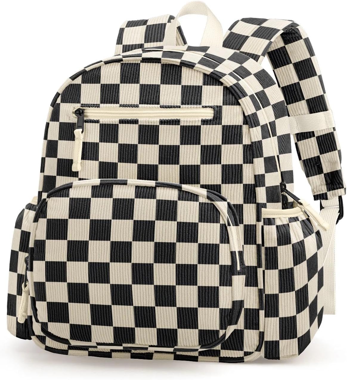 Corduroy Kids Backpack, Lightweight Boys Backpack 5-9, Boy Bookbag for Elementary School 15.3" H Fit Folder