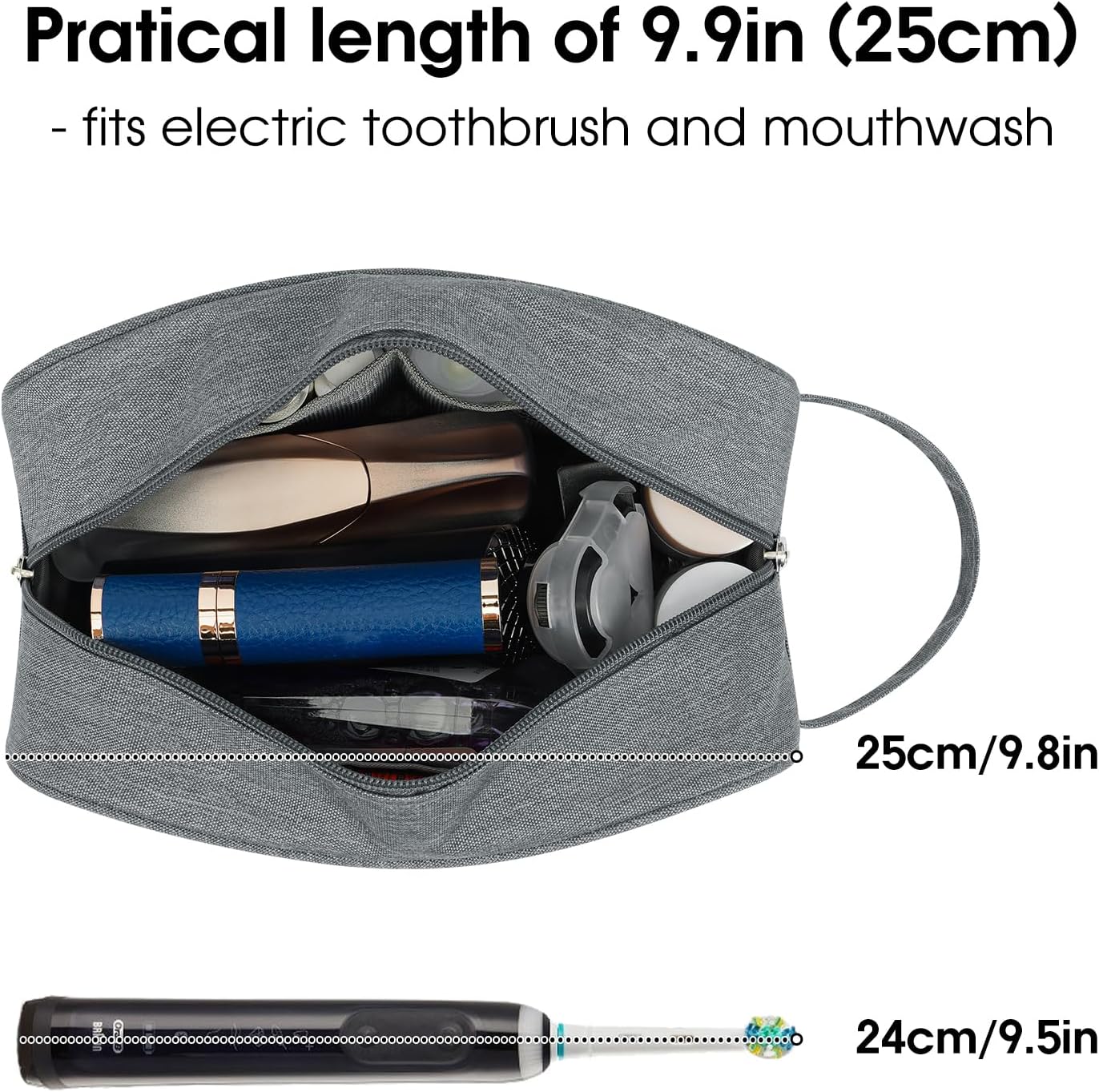 Narwey Travel Toiletry Bag for Women Traveling Dopp Kit Men Travel Bag for Toiletries Cosmetic Bag