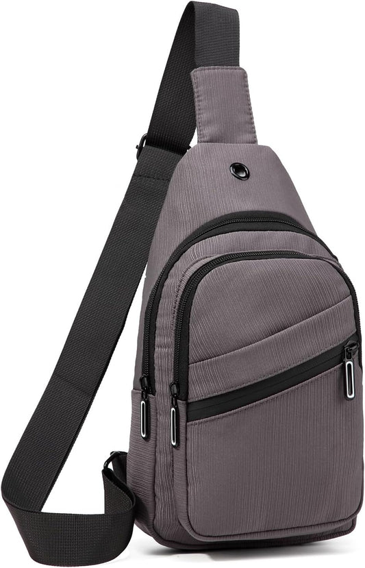 EVANCARY Small Sling Bag for Women Men, Sling Backpack Chest Daypack Crossbody Bag for Travel Outdoor Hiking