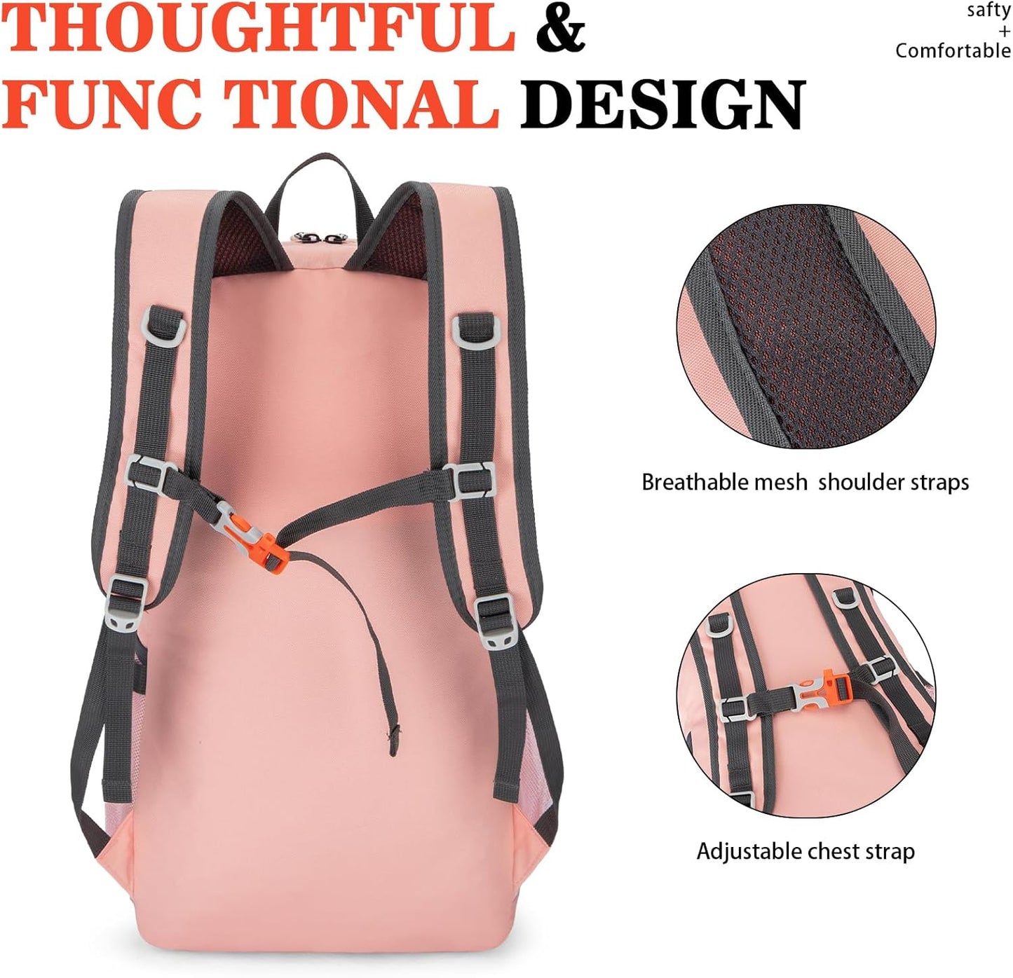 Hiking Backpack,Large 35L Travel Backpacks for Men Women,Water Resistant Ultra Lightweight Foldable