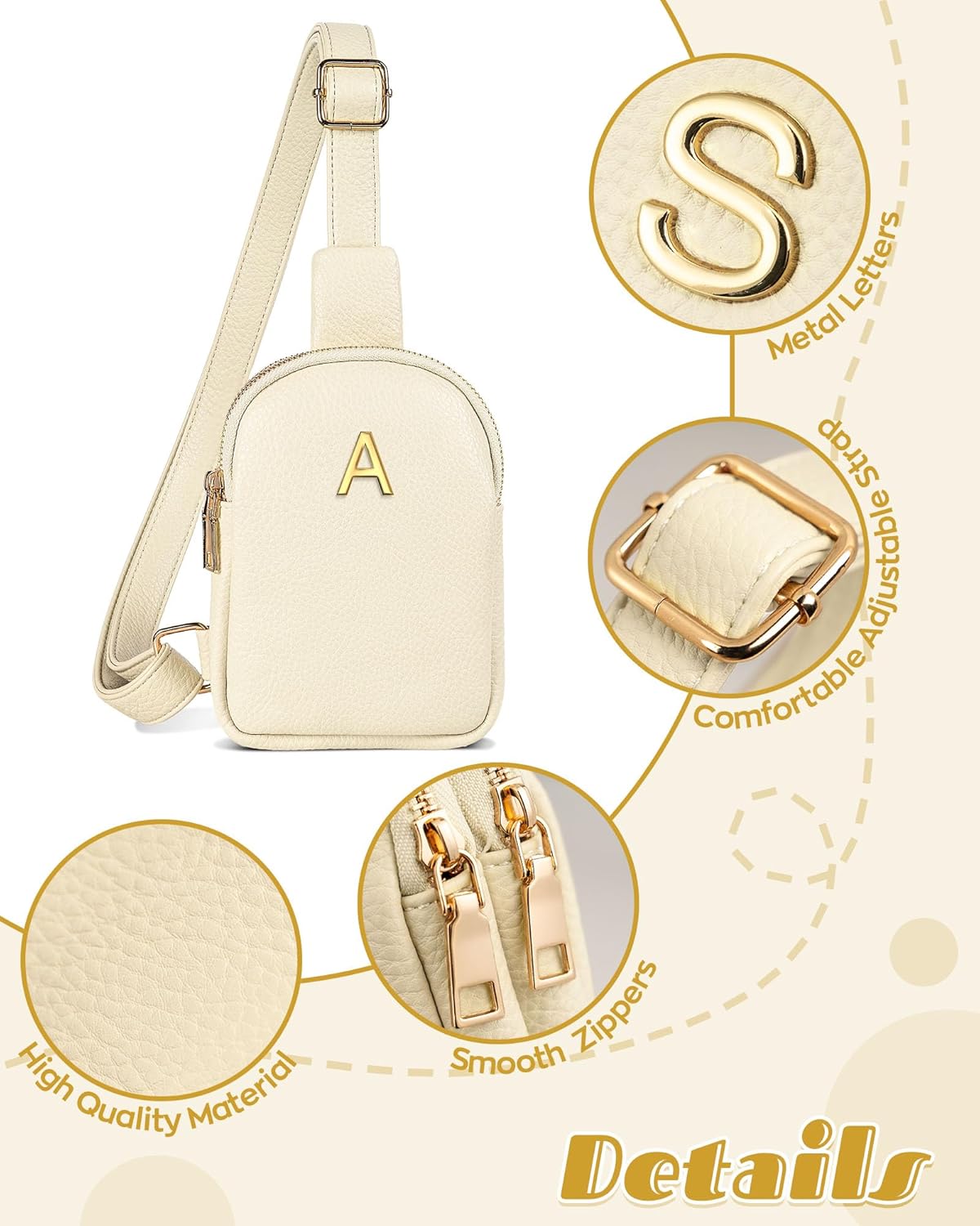 Birthday Gift for 8-12, 13-16, 17-19 Year Old Girl Daughter Granddaughter, Lightweight Waterproof Crossbody Phone Purse, Mini Sling Bag for Women, Teenage Girl Gifts, Preppy Stuff