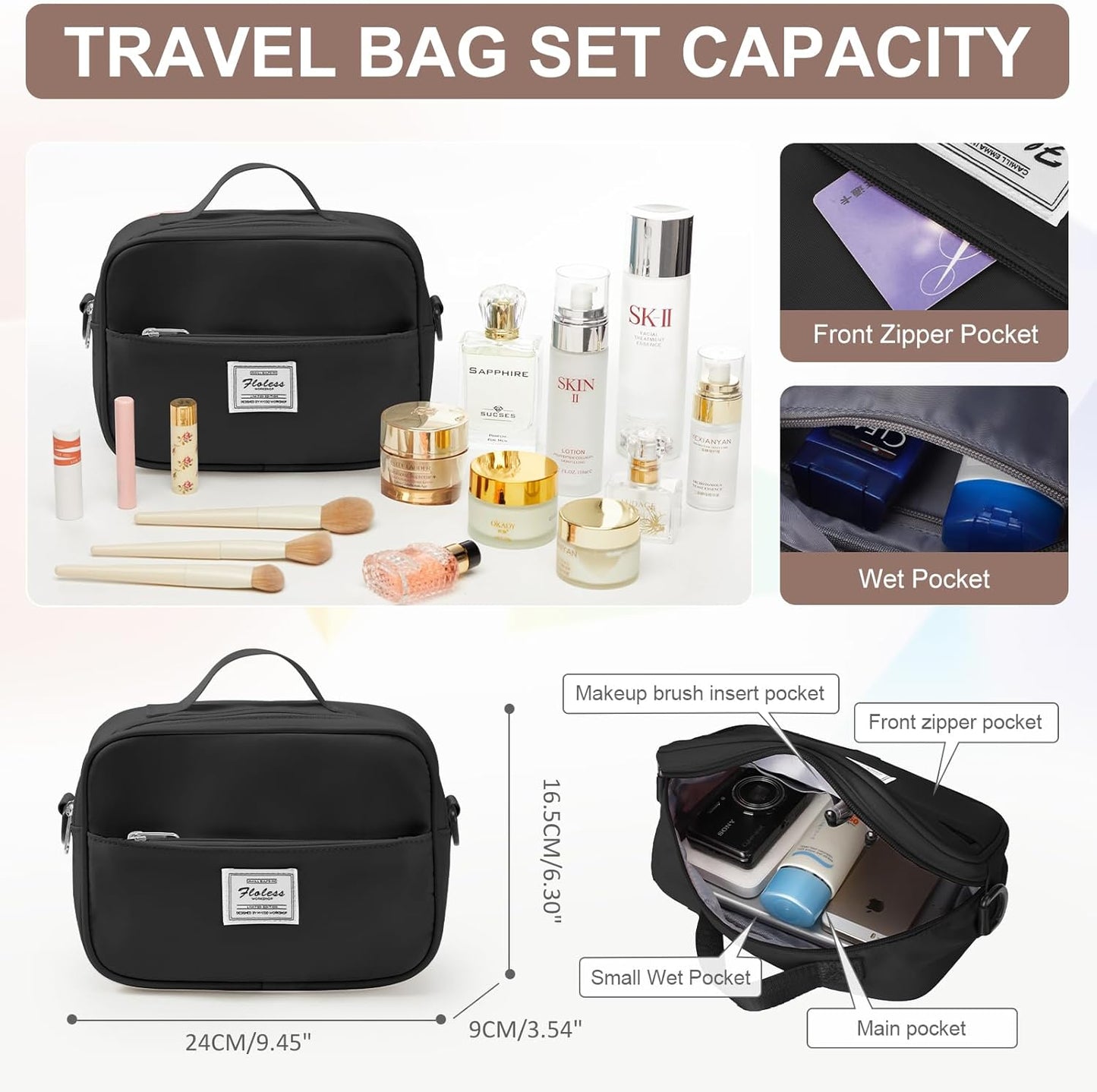 Gym Bag for Women with Shoes Compartment,Small Duffel Bag Sport bag with Toiletry Bag Overnight
