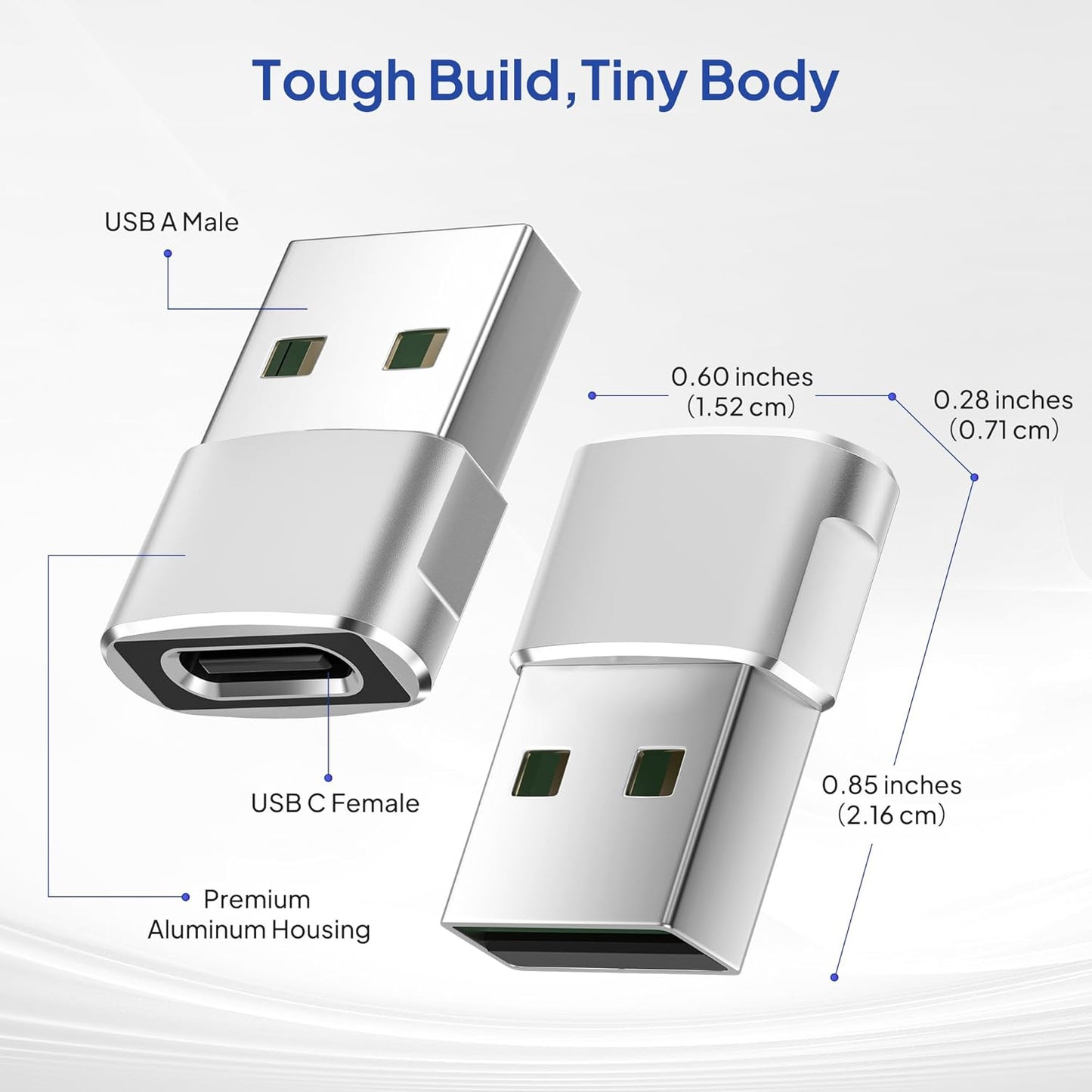 Elebase for Samsung Galaxy Tab S10 Adapter,USB to USB C Adaptor 4Pack,Type C Female to A Male Cable Converter for Tab S9 S8 A9 A8 Lite,S25 S24 S23 S22,Note 20 10 9 8,A55 A54 A35 A34 A23 A25 A15 A14 5G