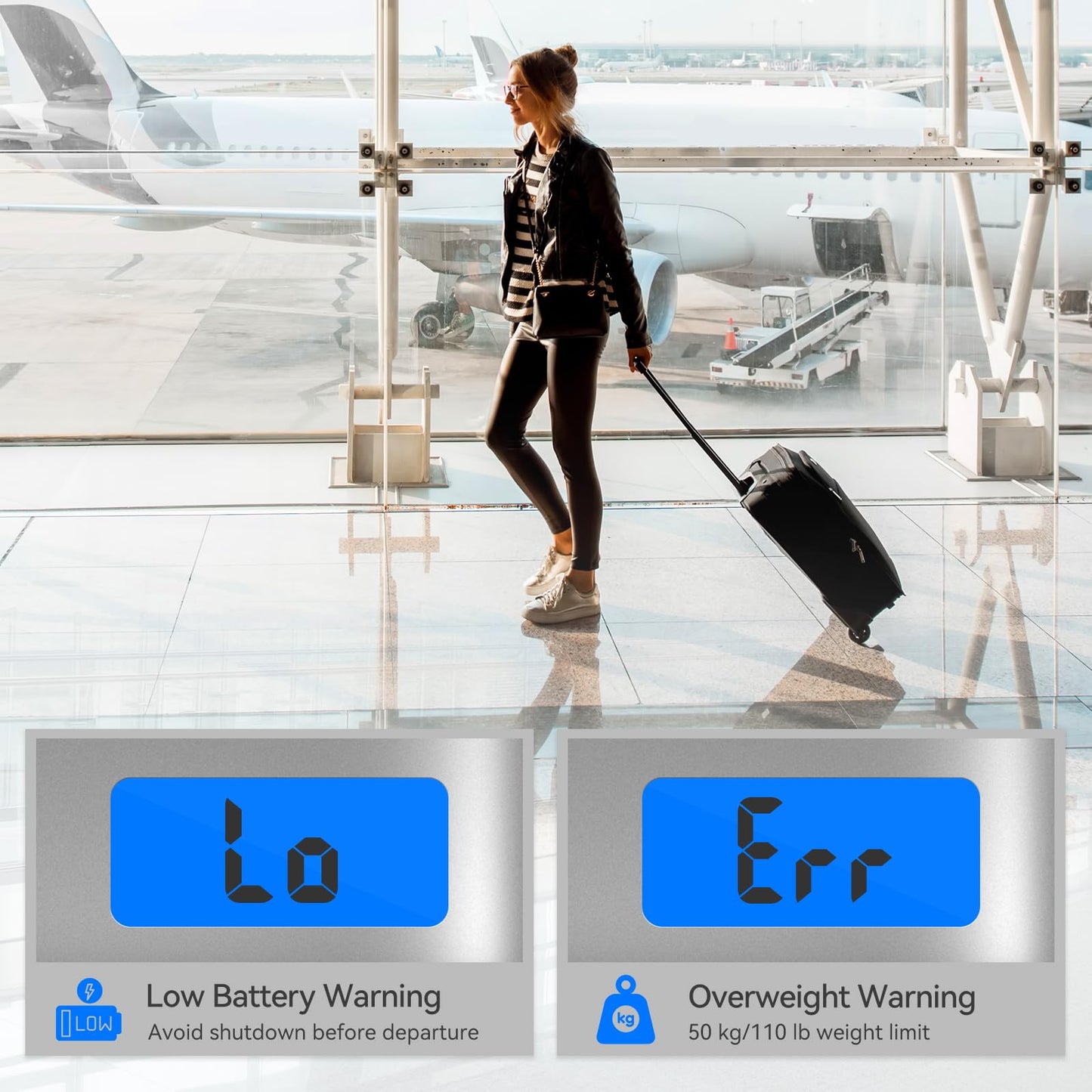 Luggage Scale Dr.meter 2 Pack Travel Essential Digital Luggage Weight Scale