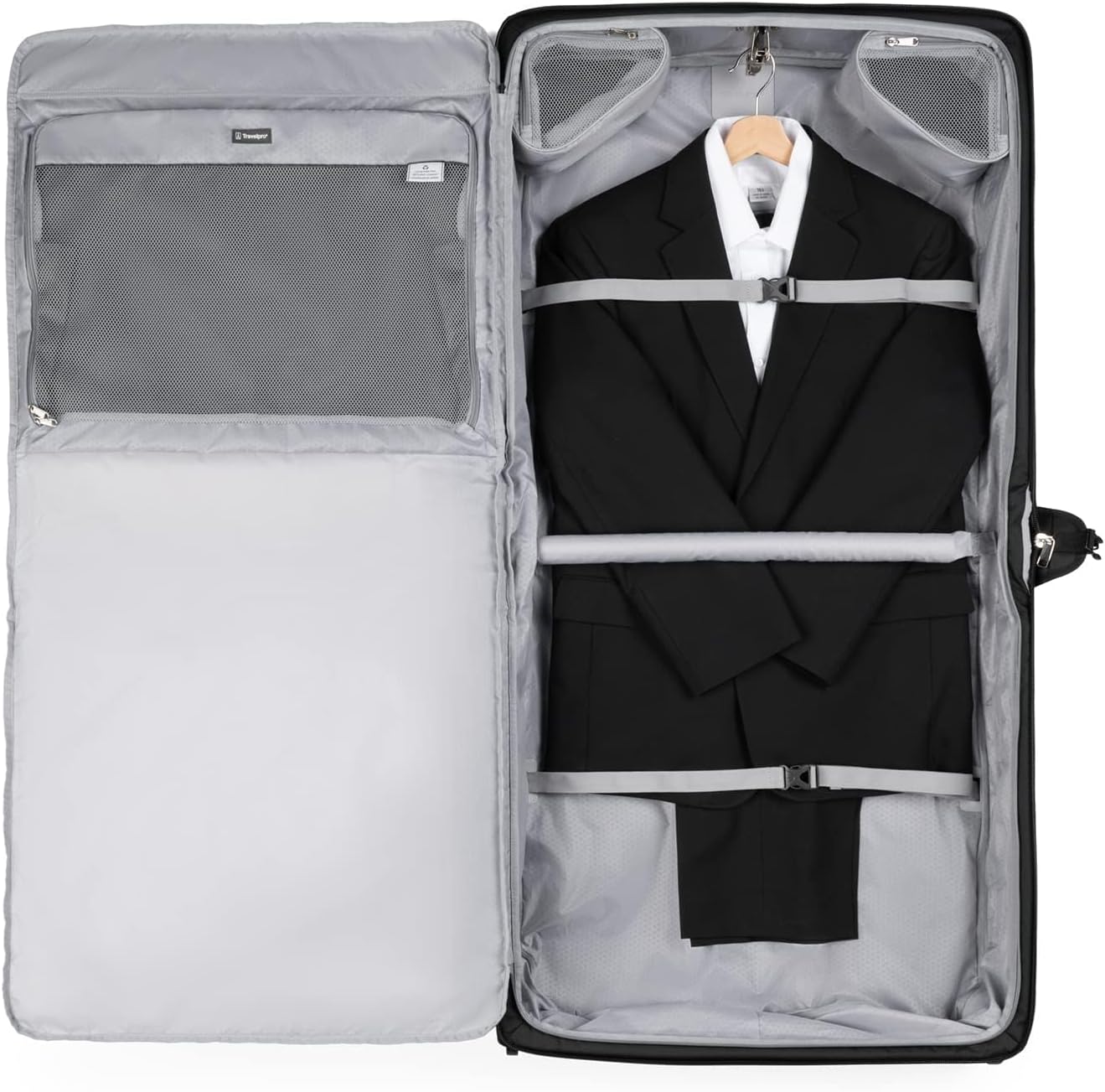 Travelpro Maxlite Lightweight Check-in Upright 2-Wheel Rolling Garment Bag, 24-Inch — Black