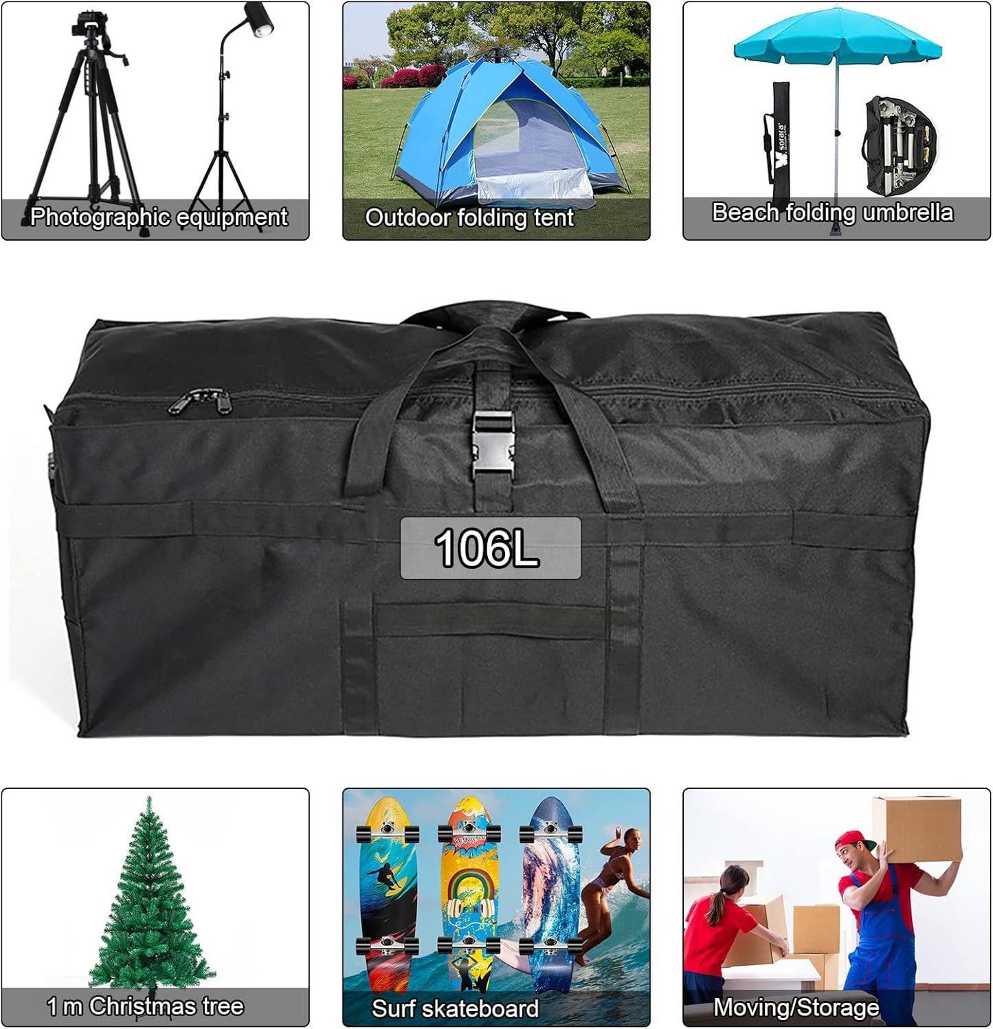 Travel Duffle Bag,Foldable Extra Large Duffel Bags,carry on Travel Bag For Men And Women