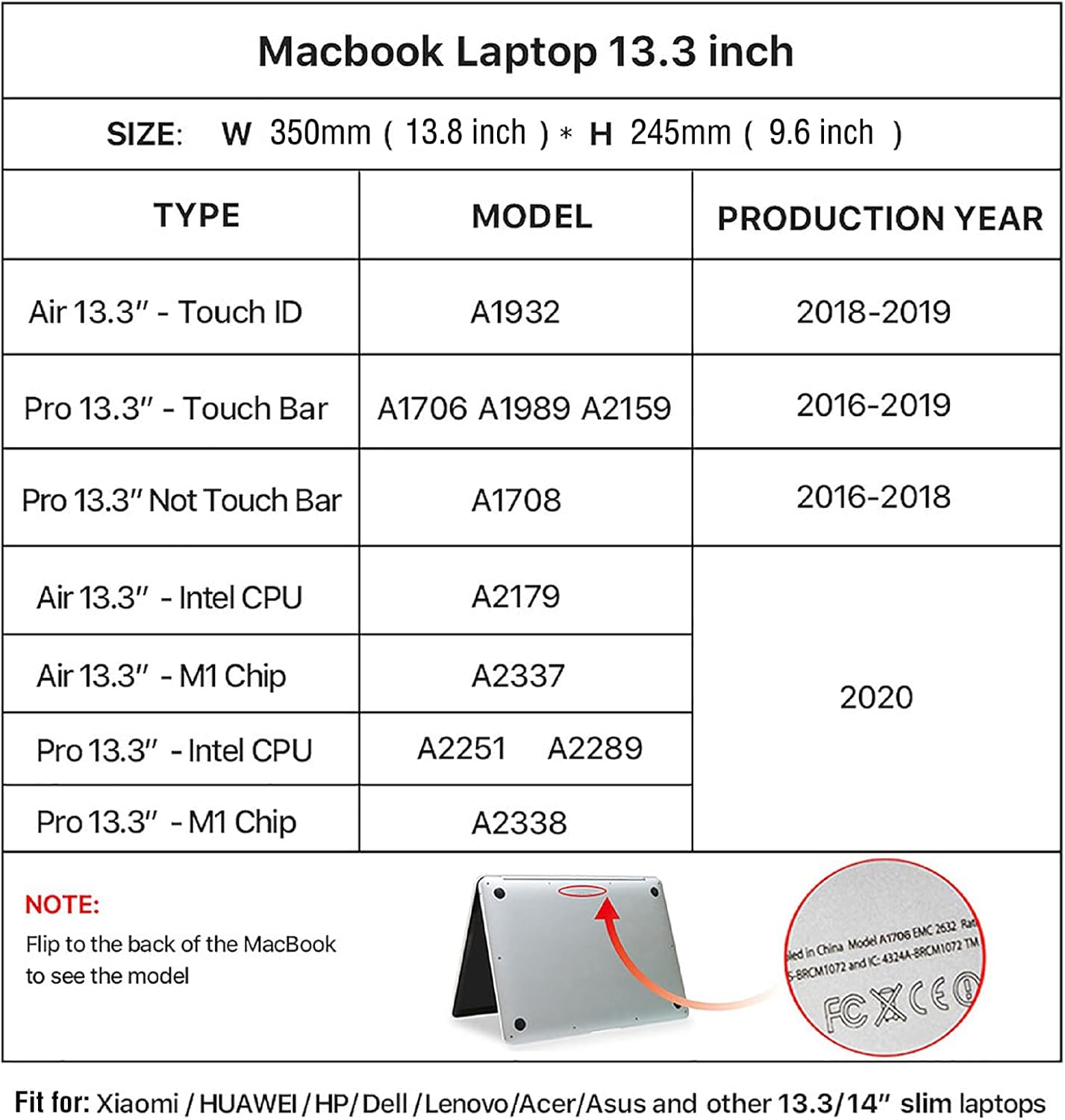 Top Grain Leather 13.3" Slim Laptop Sleeve Bag, Vintage Design with 2 Zip Pockets, Fully Handmade, Compatible with MacBook Pro 13.3" MacBook Air 2022 DELL XPS 13" & other PC, Brown 13.3 Inch