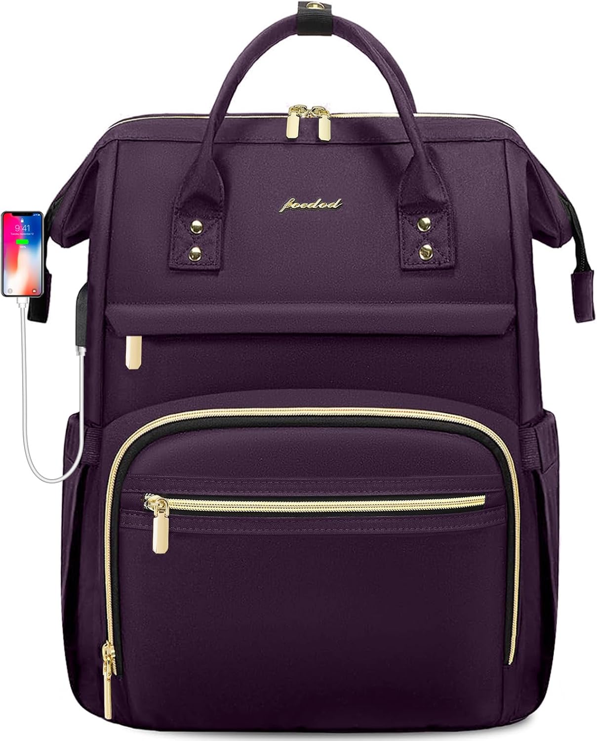 Laptop Backpack for Women Work Bags - 15.6 Inch Professional Womens Travel Backpack Purse Computer