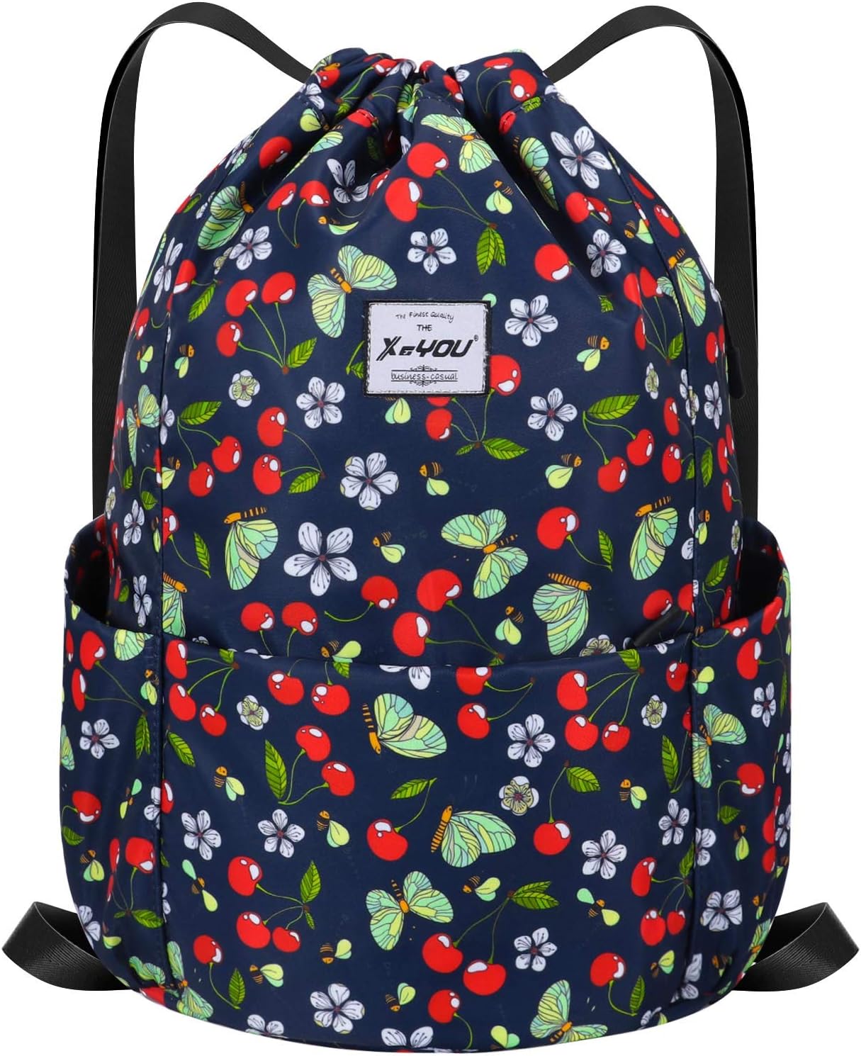 XEYOU Drawstring Sports Backpack Lightweight Gym Yoga Sackpack Shoulder Rucksack Casual Outdoor