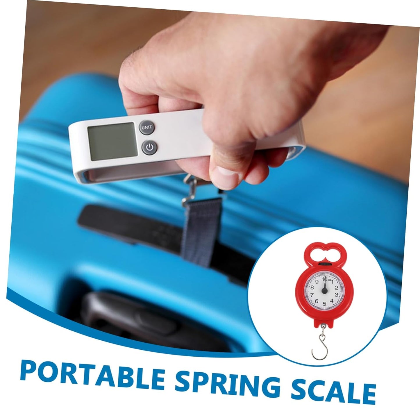 LIFKOME Scale Electronic Luggage Scale Hook for Travel Precise Weighing Tool Compact Design