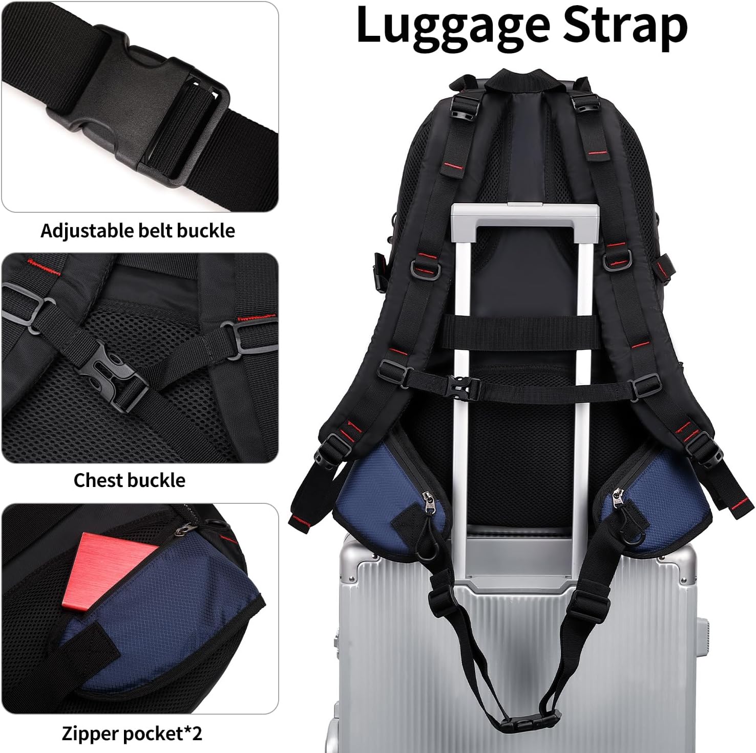 Nerlion 40L Hiking Backpack Travel Backpack for Men Women Camping Waterproof Outdoor Hiking Daypack