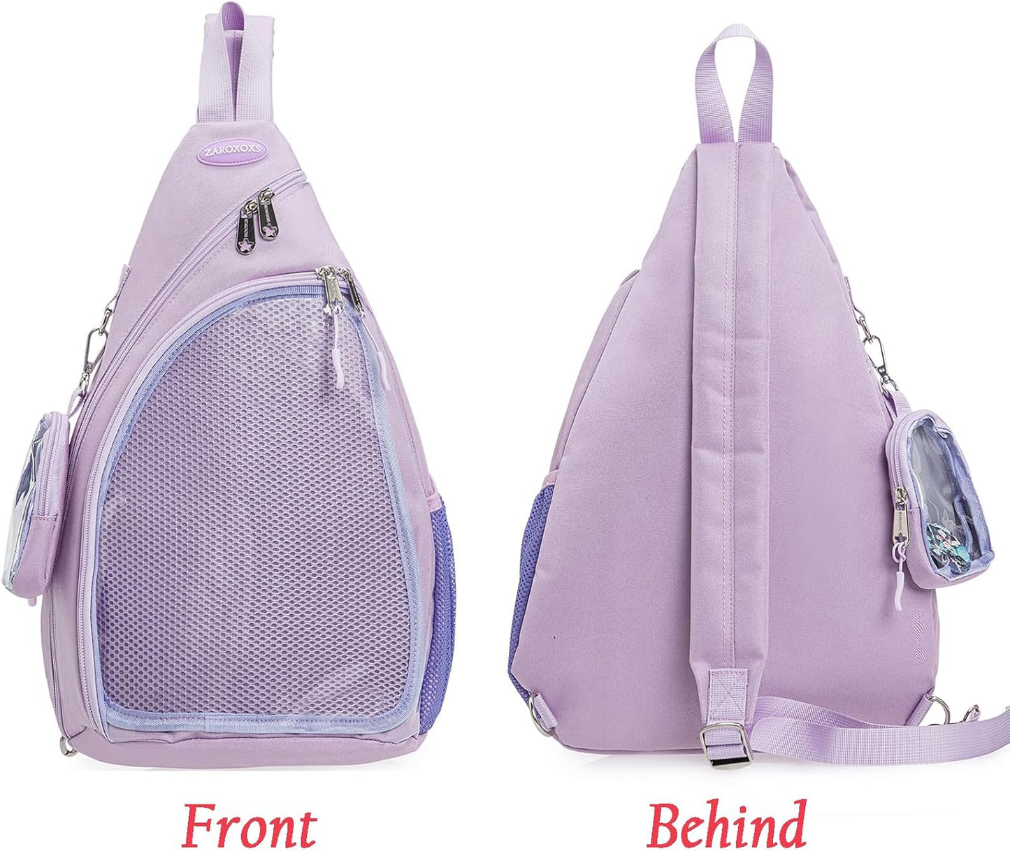Mens Womens Oxford Ita Bag Pin Display Chest Pack Single Shoulder Bag Sport Backpack Packs Hiking