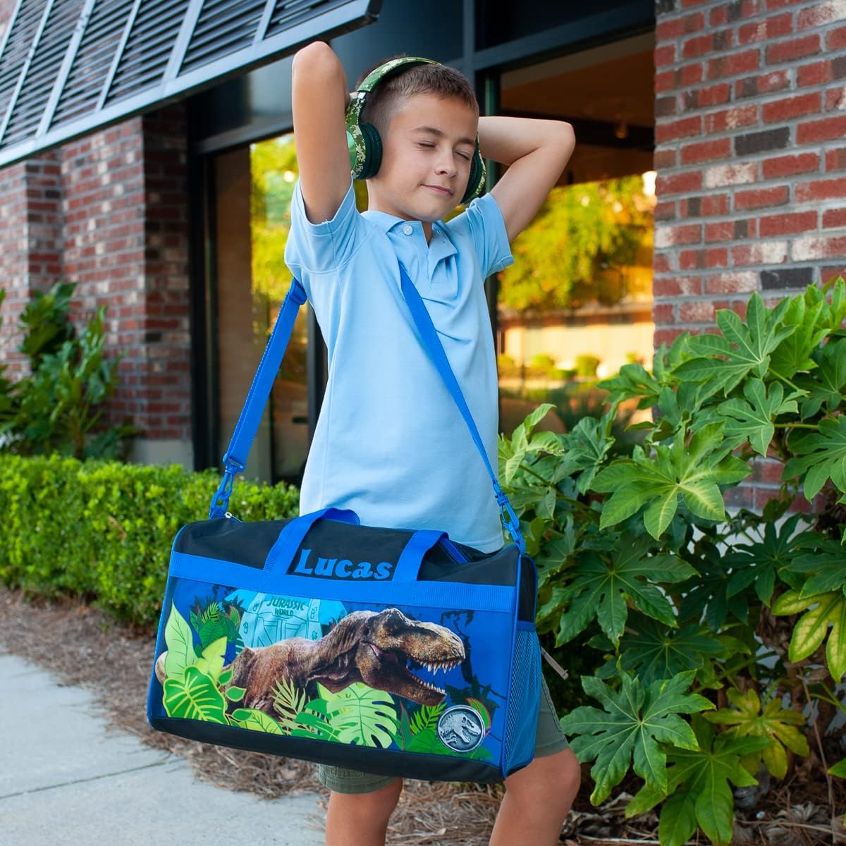 Personalized Licensed Kids Duffel Bag - Jurassic