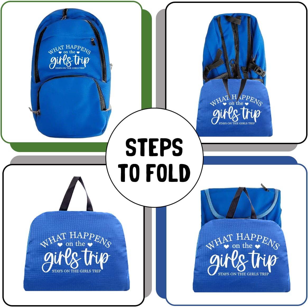 4Pcs Hiking Daypacks Bicycle travel backpack Birthday Christmas Gift for woman