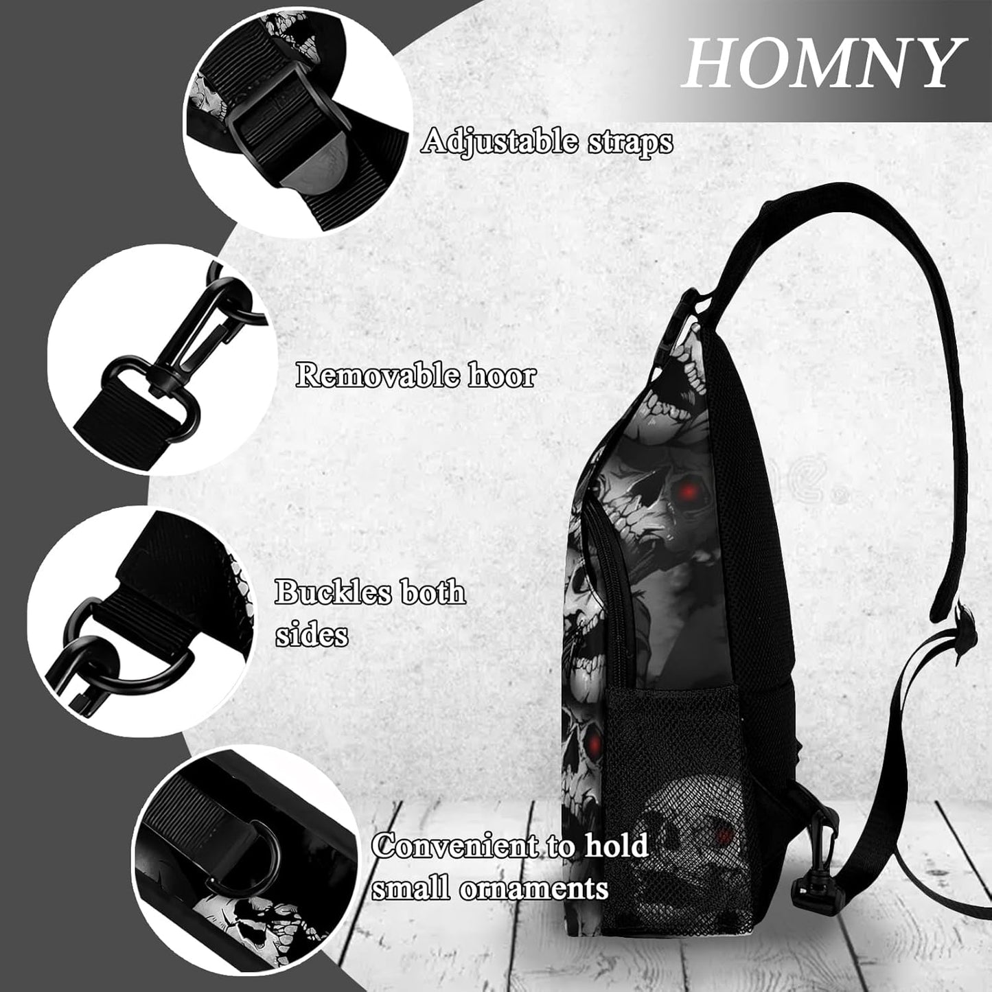 Sling Backpack Trendy Sling Bag Multipurpose Crossbody Sling Travel Hiking Crossbody Shoulder Backpack