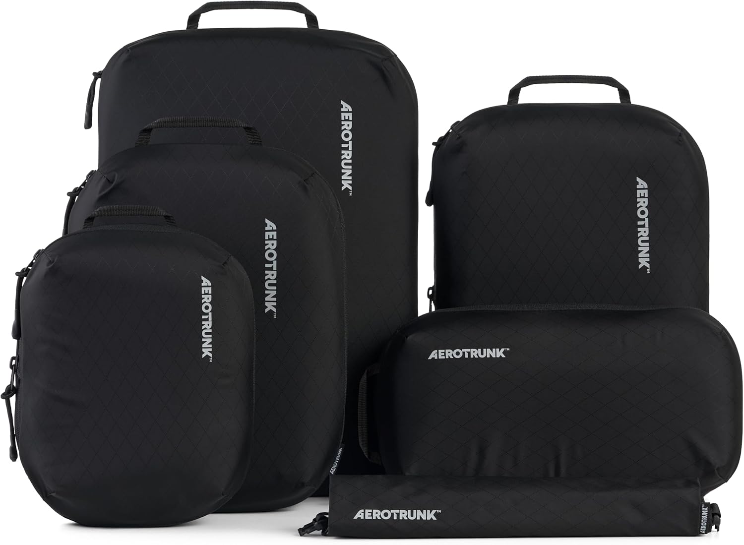 Aerotrunk Ultralight Compression Packing Cubes - Lightweight Travel Organizers for Suitcases and