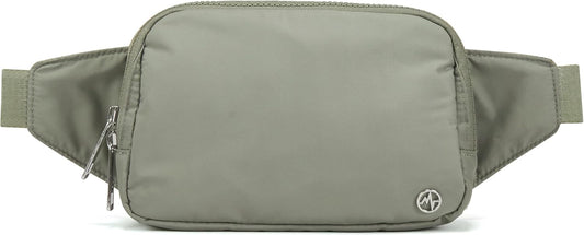 Pander Belt Bag Large 2L, Nylon Fanny Pack Purse for Women and Men with Adjustable Strap