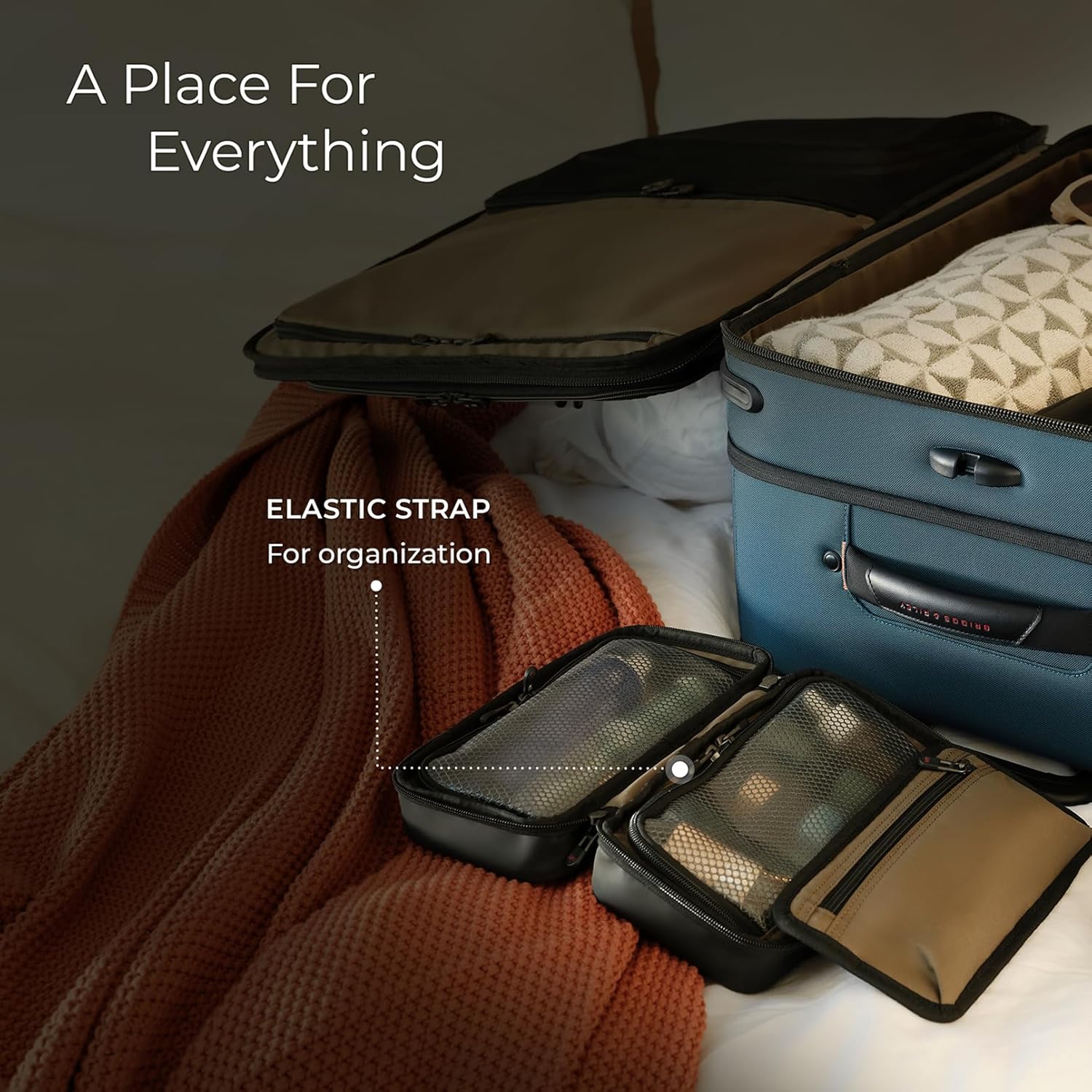 Briggs & Riley Toiletry Kit - Travel Bags for Women & Men, Organizer for Vacation, Dopp Kit for