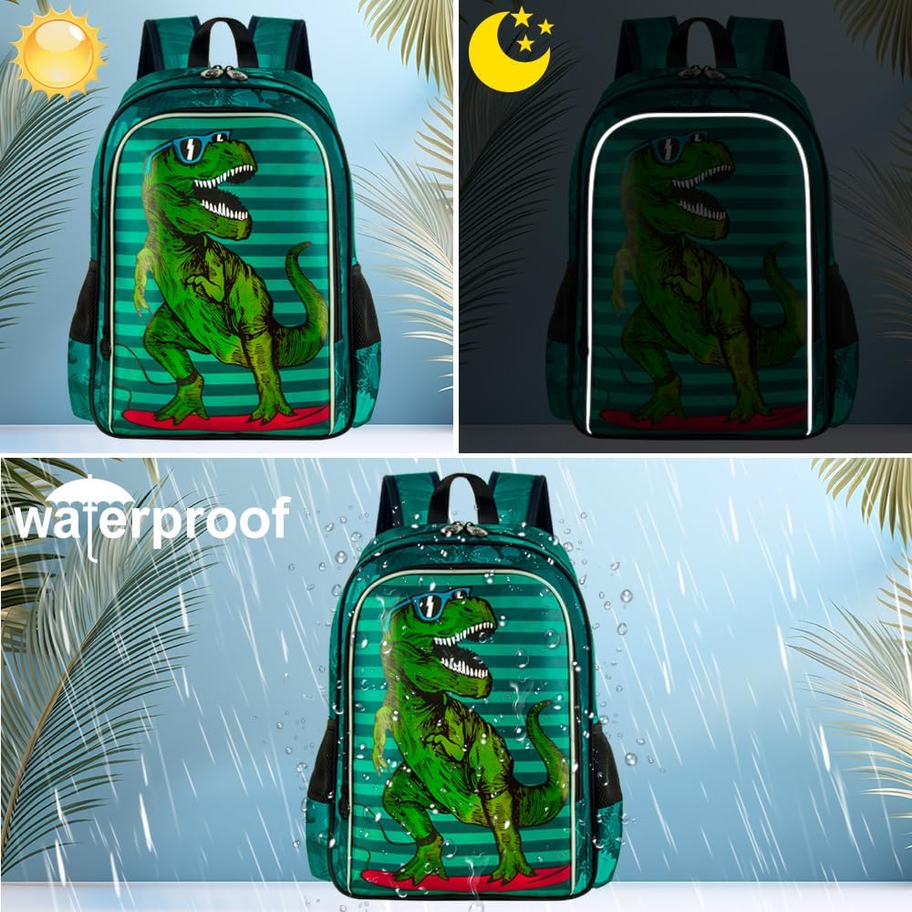 3PCS Kids Backpacks for Girls, 16" Little Kid Preschool School Bookbag and Lunch Box - Unicorn/Mermaid/Flamingo