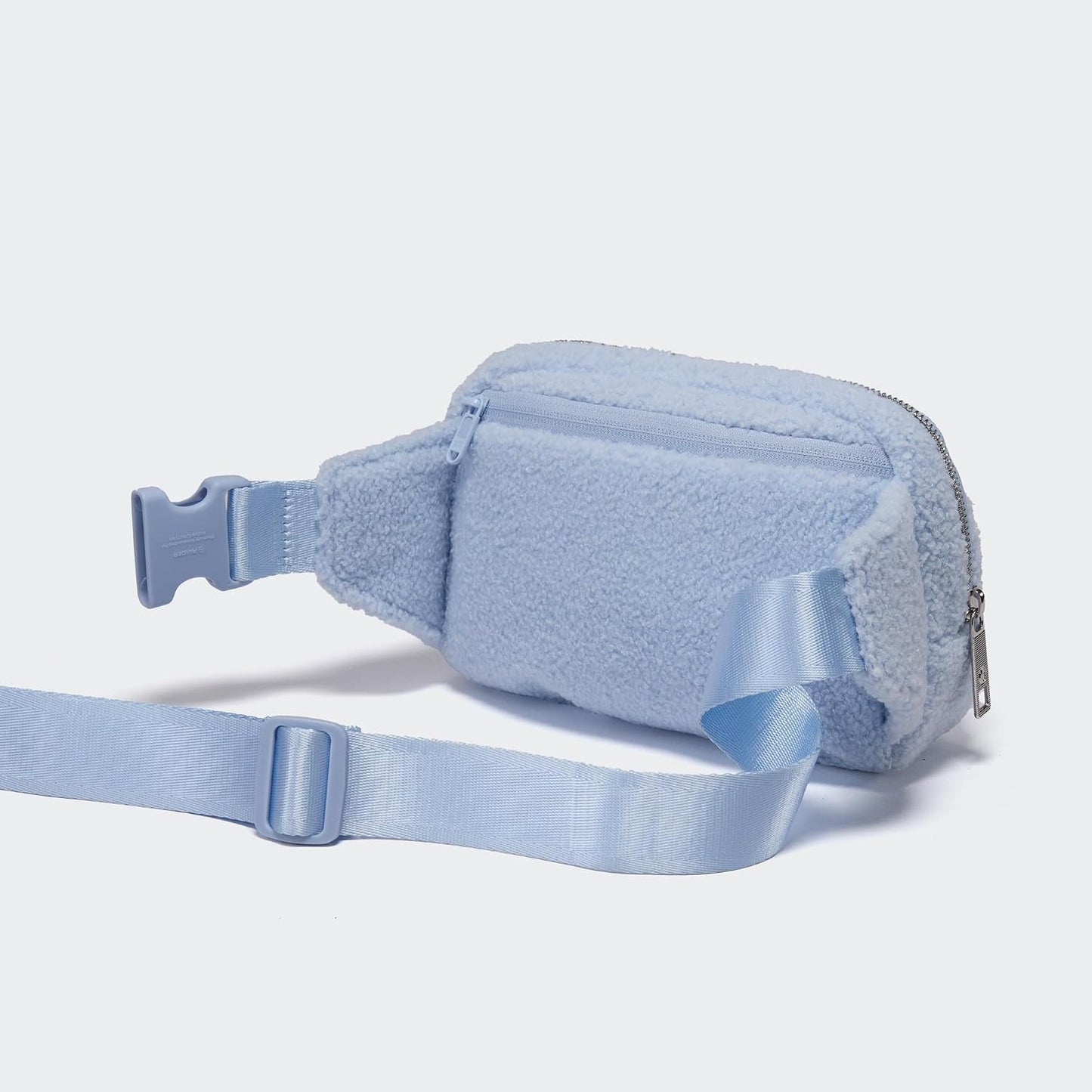 Pander Large 2L Fanny pack Everywhere Fleece Belt Bag for Women and Men with Adjustable strap Belt. (Windmill Blue)