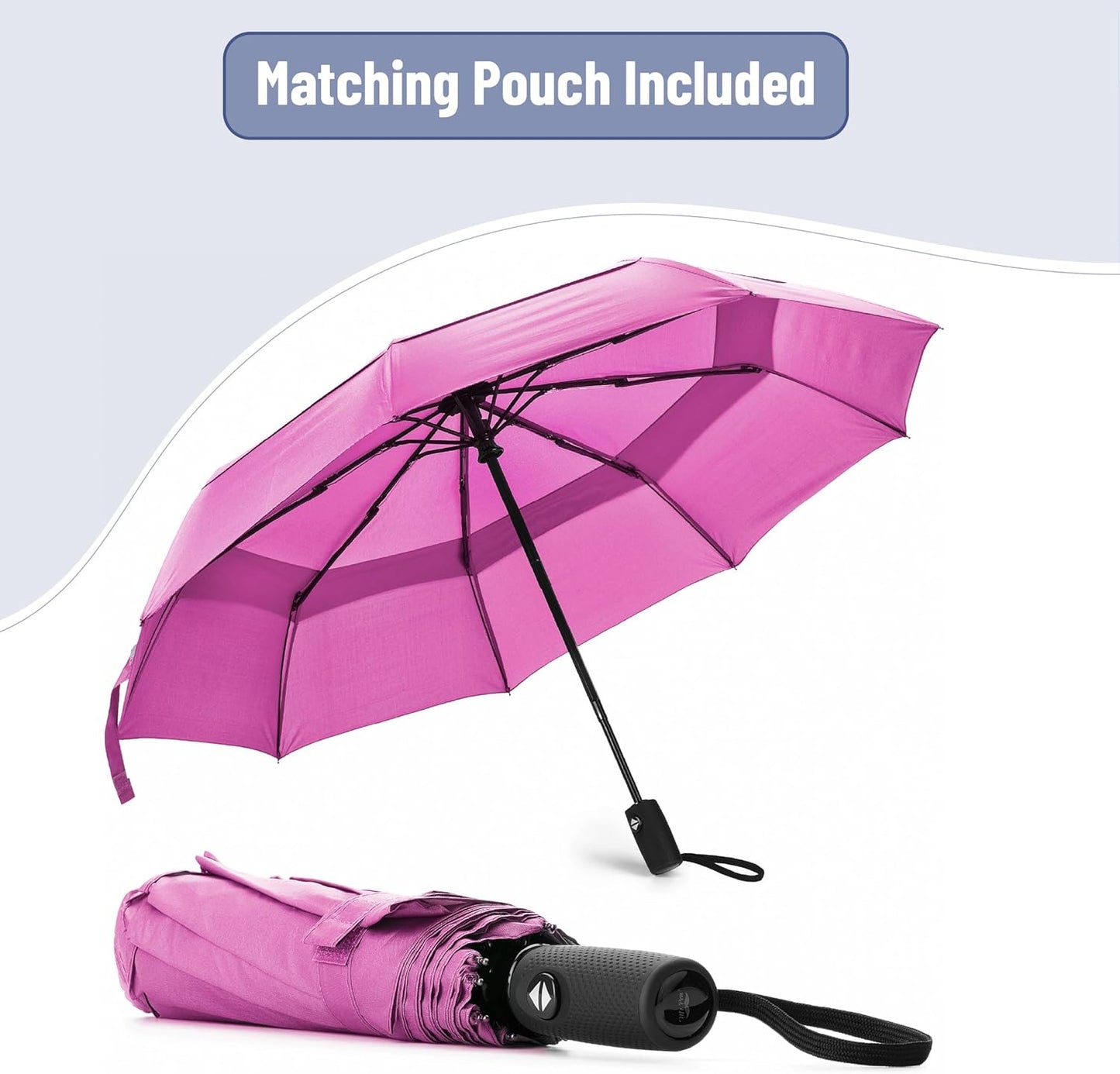 Mr. Pen- Windproof Travel Umbrella, Automatic Umbrellas for Rain, Compact
