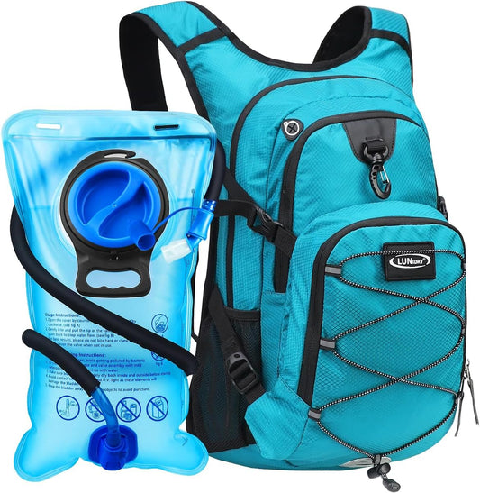 Hydration Backpack with 3L Water Bladder, Insulated Running Hydration Pack Hydropack, Lightweight Water Backpack for Hiking Cycling Camping Biking for Men Women