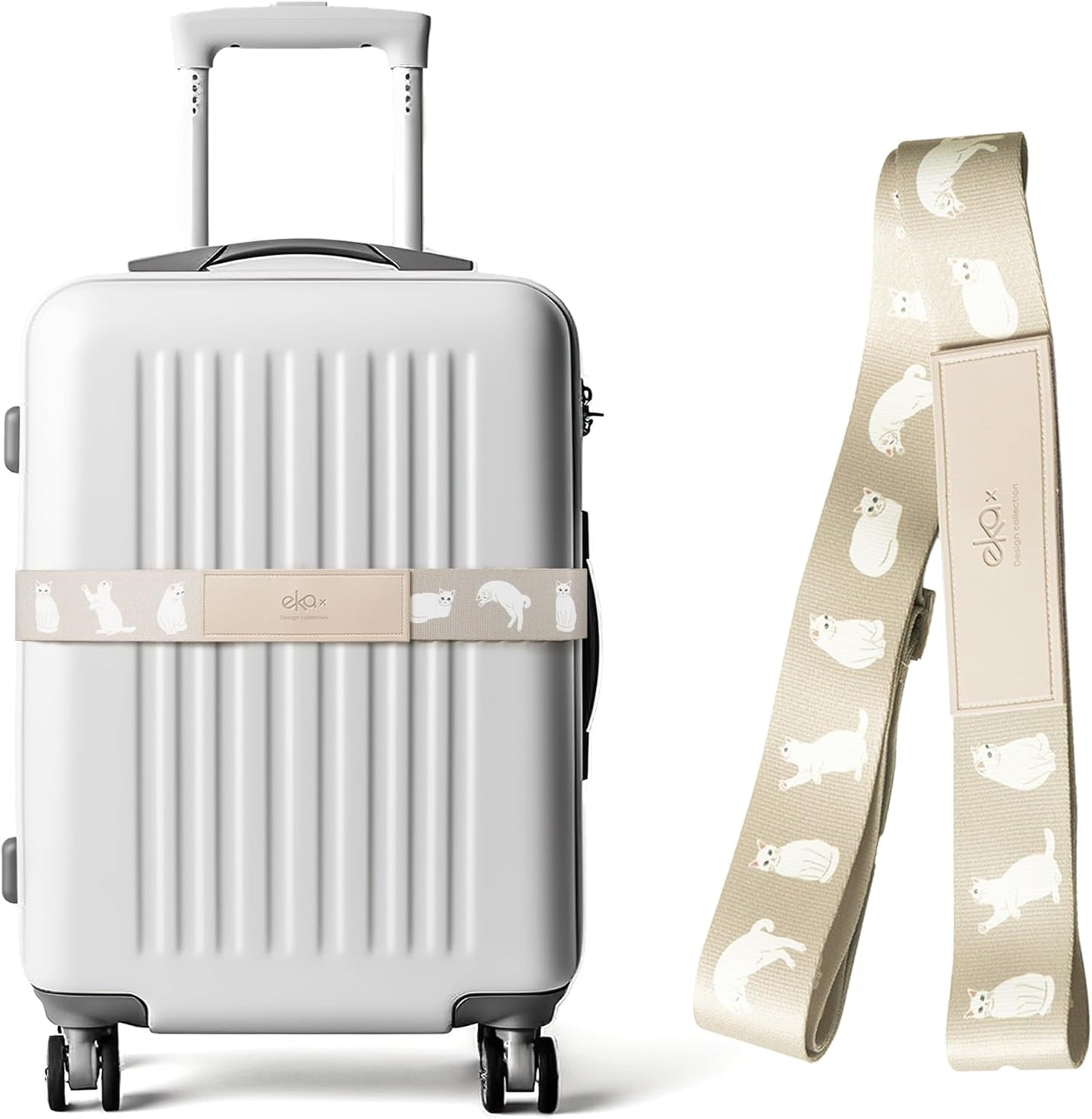 Luggage Straps for Suitcases,Adjustable Luggage Elastic Belt, Travel Essentials for