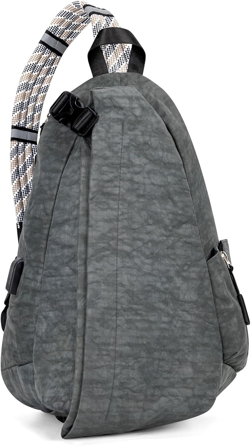 Large Sling Bag Nylon Purse Crossbody Bags for Women Waterproof Shoulder Bag for Women Men Travel Hiking