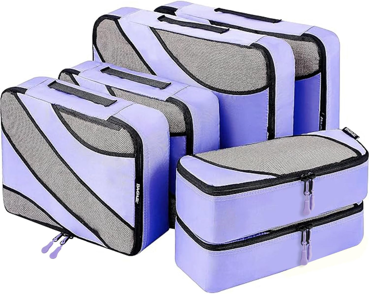 BAGAIL 6 Set Packing Cubes,Travel Luggage Packing Organizers
