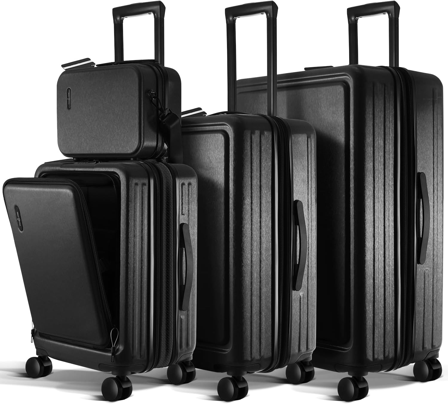 Hard Shell Luggage Sets with Spinner Wheels 4 Piece, Expandable Large Suitcases with TSA Lock