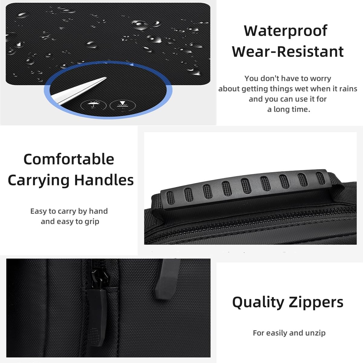 Small Messenger Bag for Men Women, Purse for Men Multi Pocket Purses Bag Hold Phone Handset Anti Theft